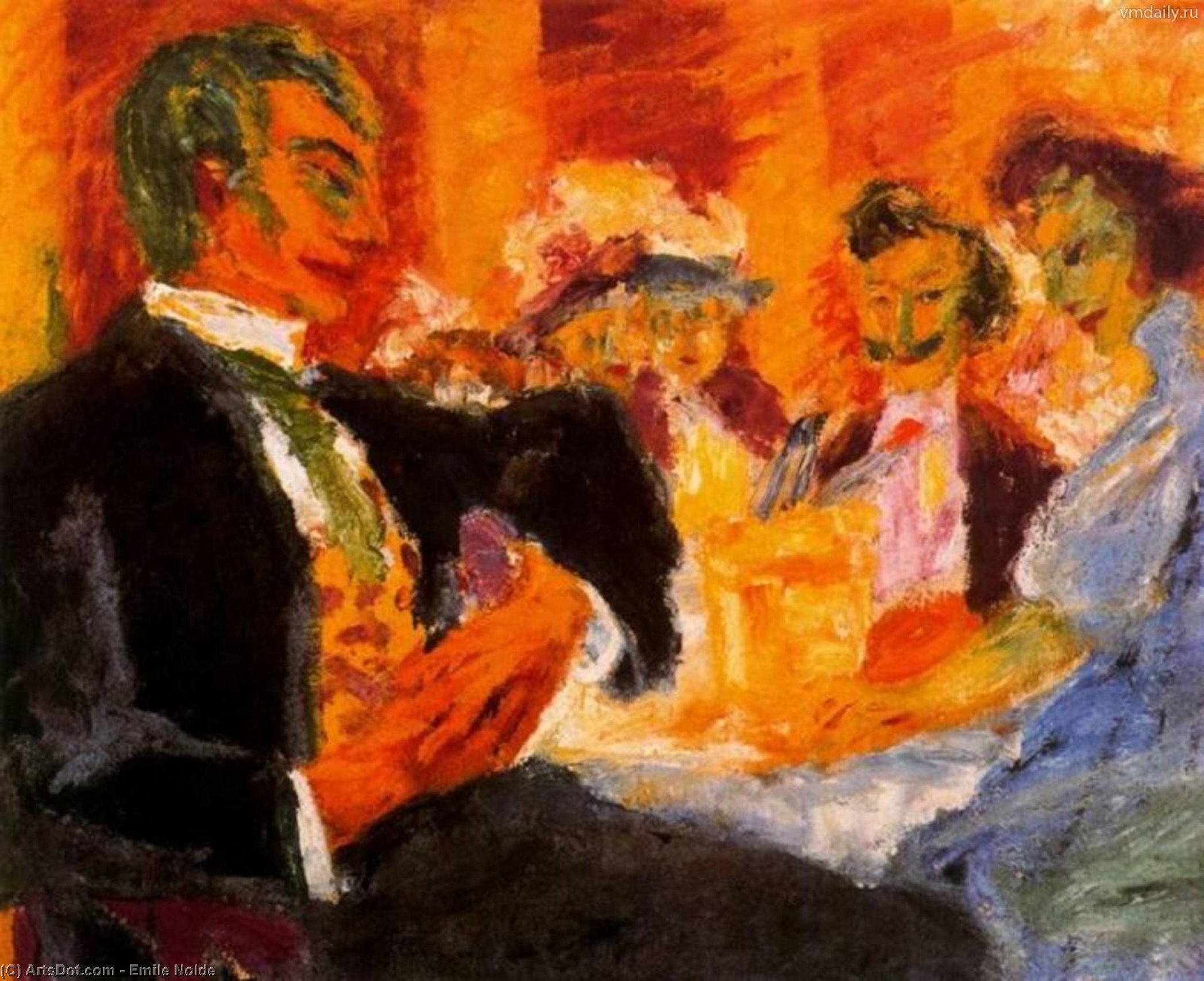 In The Coffee — Emil Nolde