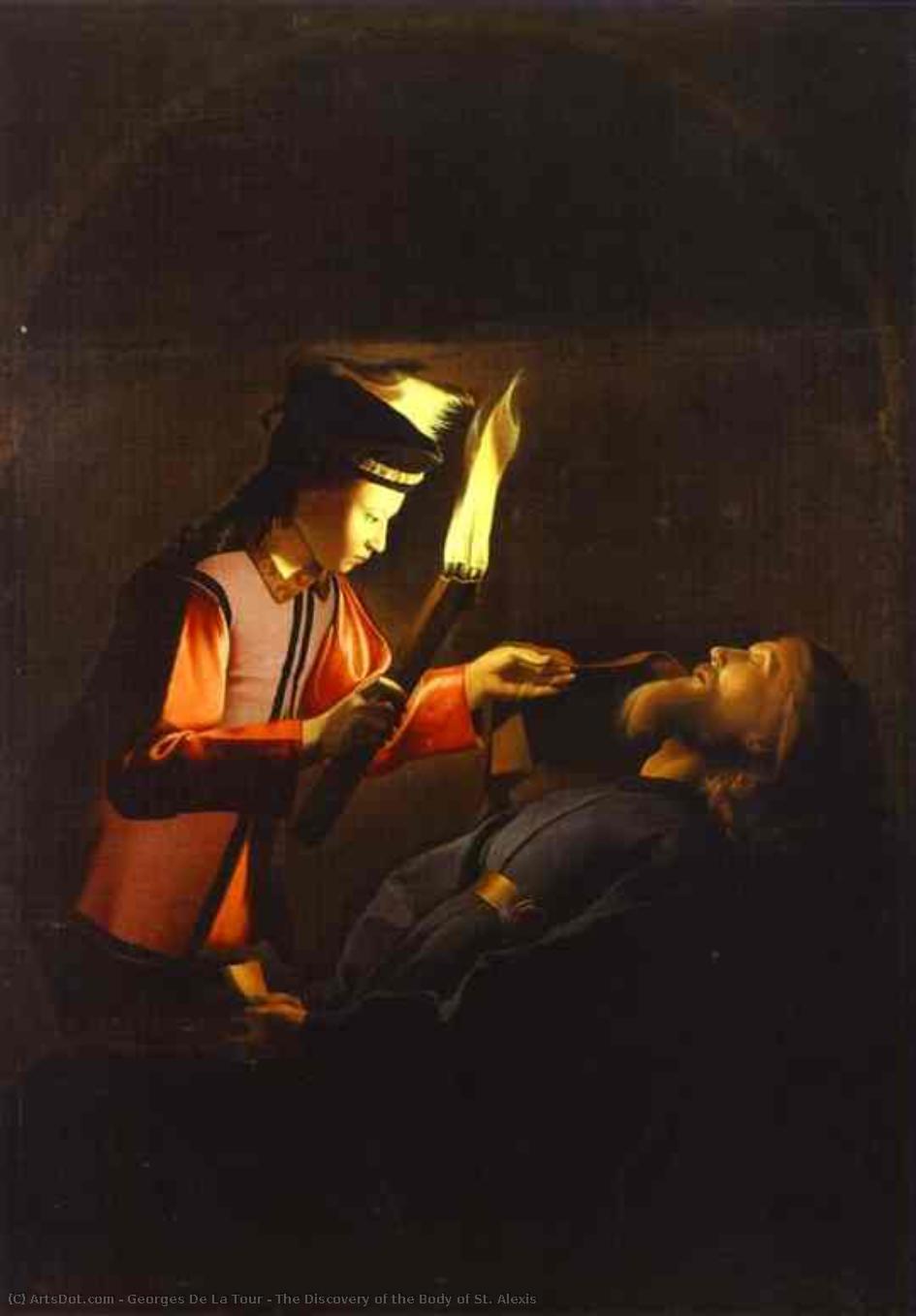 La Découverte Du Corps De Saint Alexis — Georges De La Tour