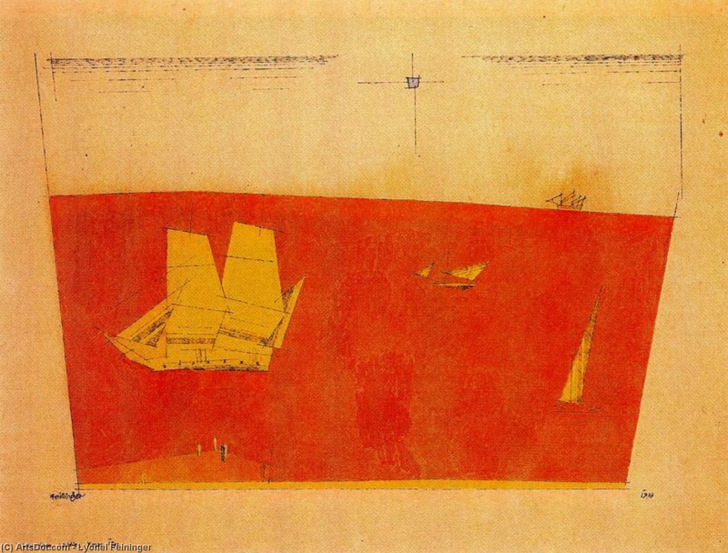 Lyonel Feininger - Untitled 1