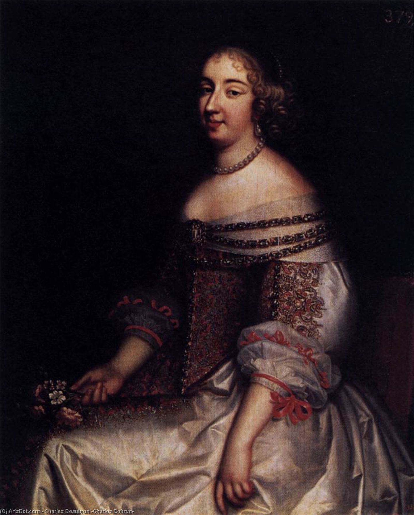 マドモアゼル・ド・モンペンシの肖像画 — Charles Beaubrun (charles Bobrun)