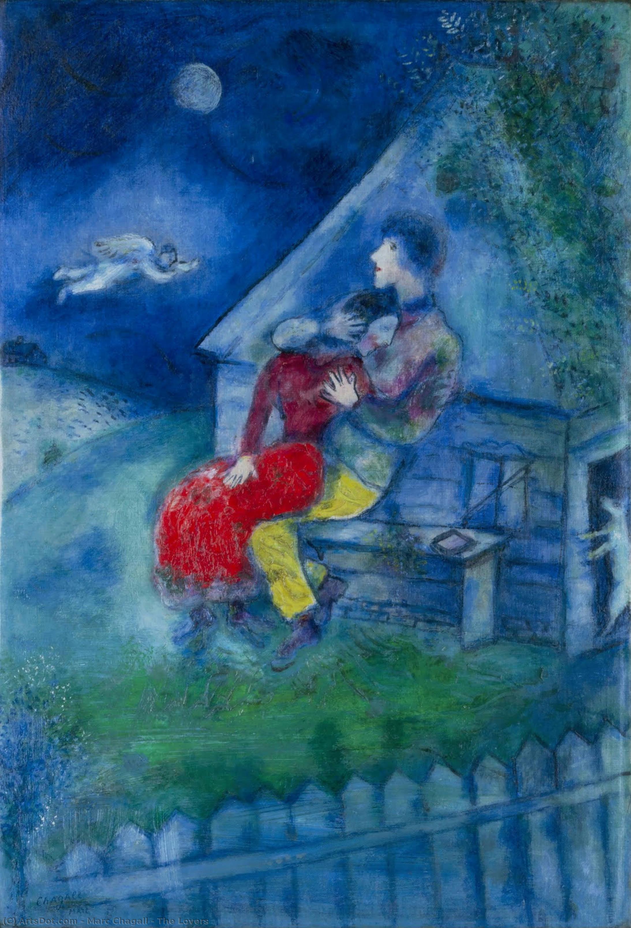 Marc Chagall - Les Amoureux