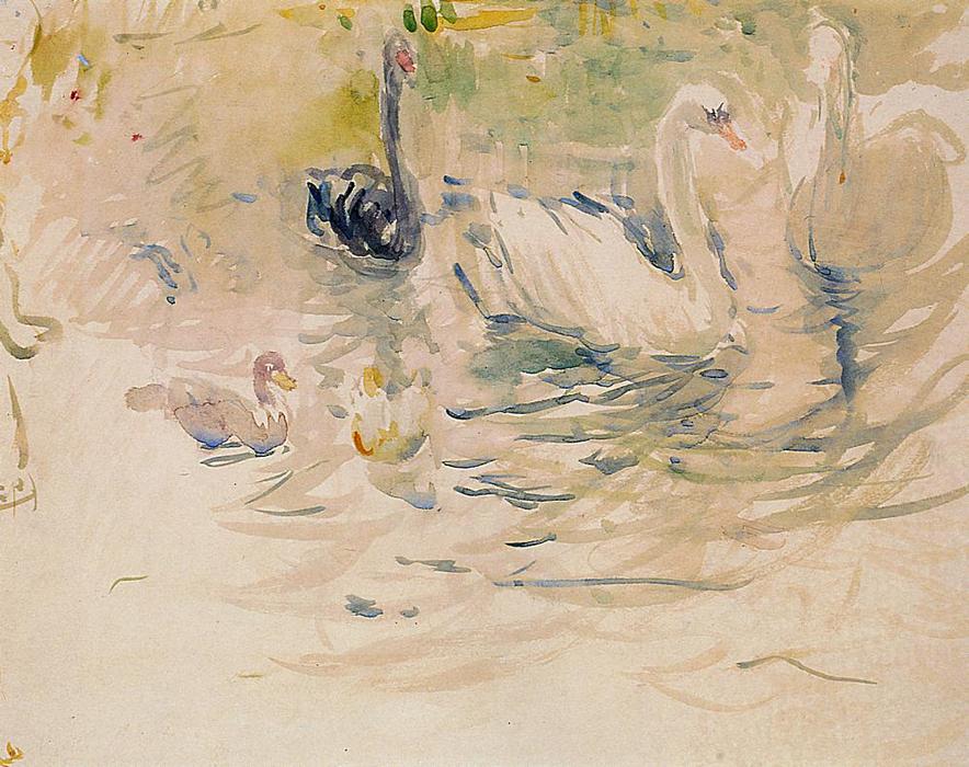 Swans — Berthe Morisot