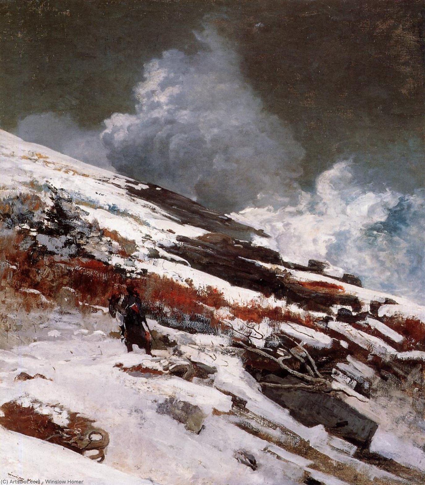 Winslow Homer - Winterliche Küste