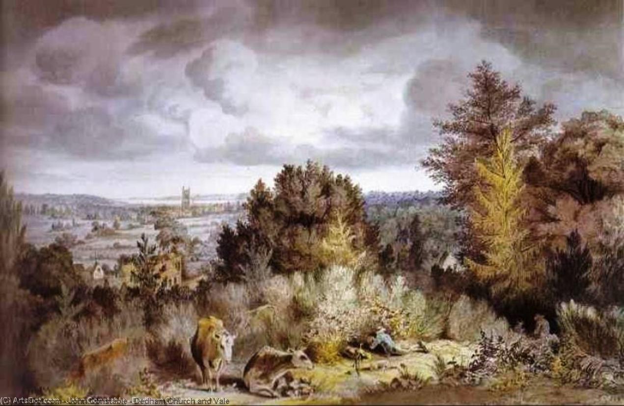 John Constable - Dedham Church and Vale