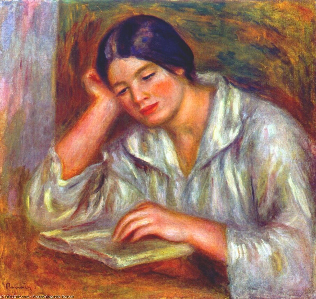 Donna Bianca — Pierre-auguste Renoir