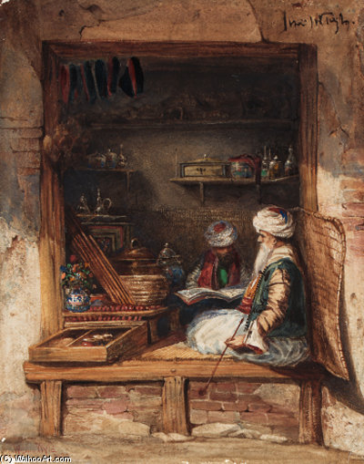 An Oriental Bazaar — William Wyld