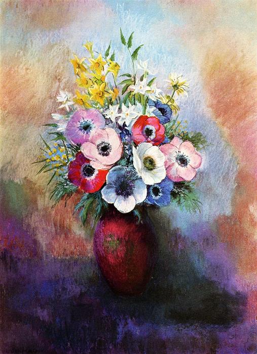Anemones — Odilon Redon