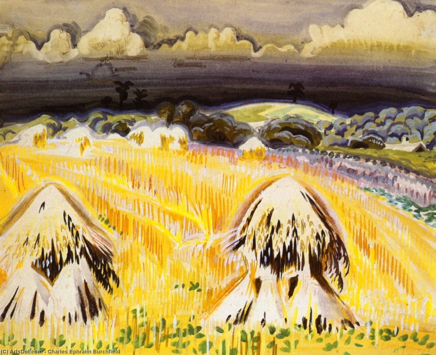 Wheatfields — Charles Burchfield