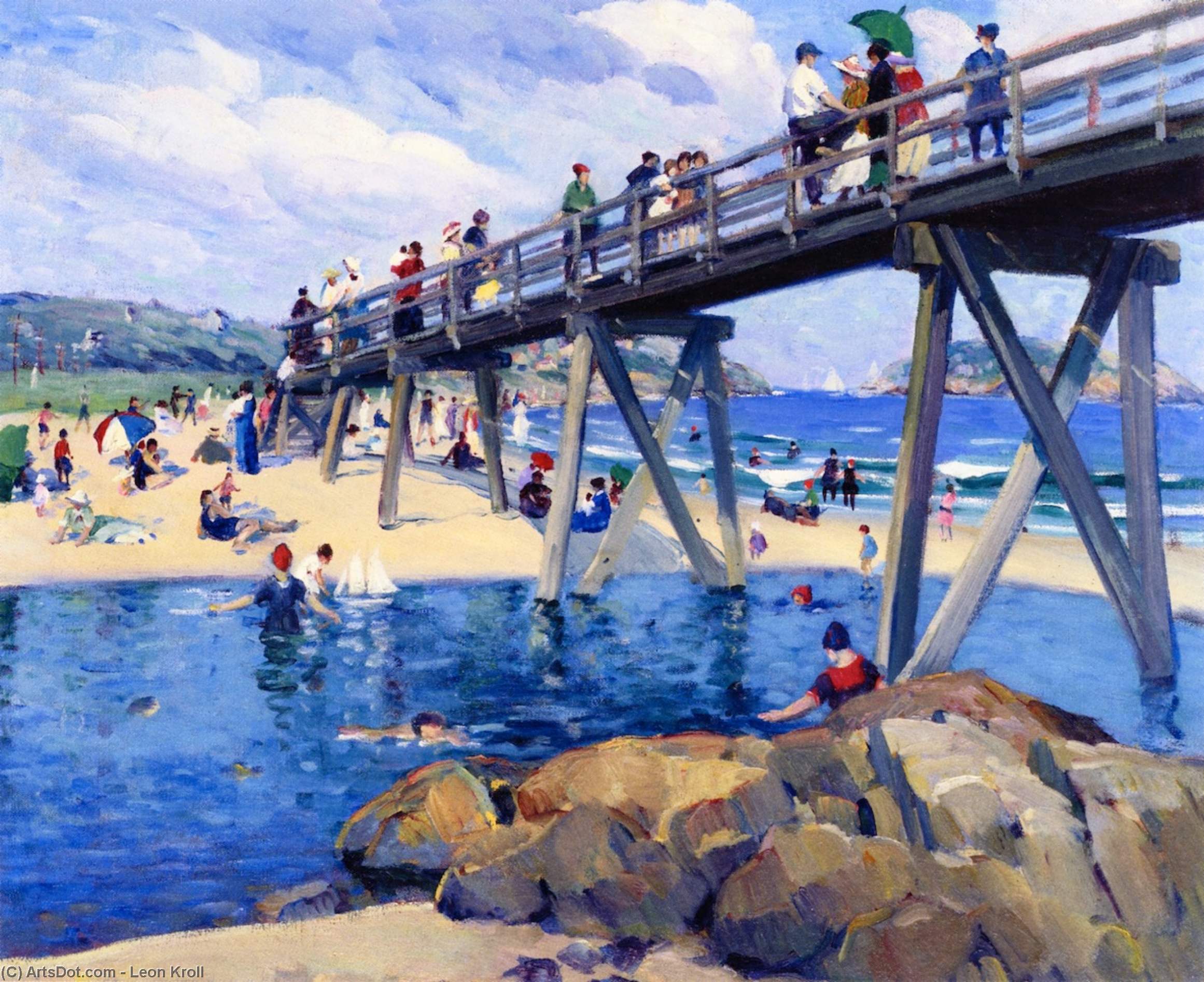 Good Harbor Beach, Gloucester — Abraham Leon Kroll