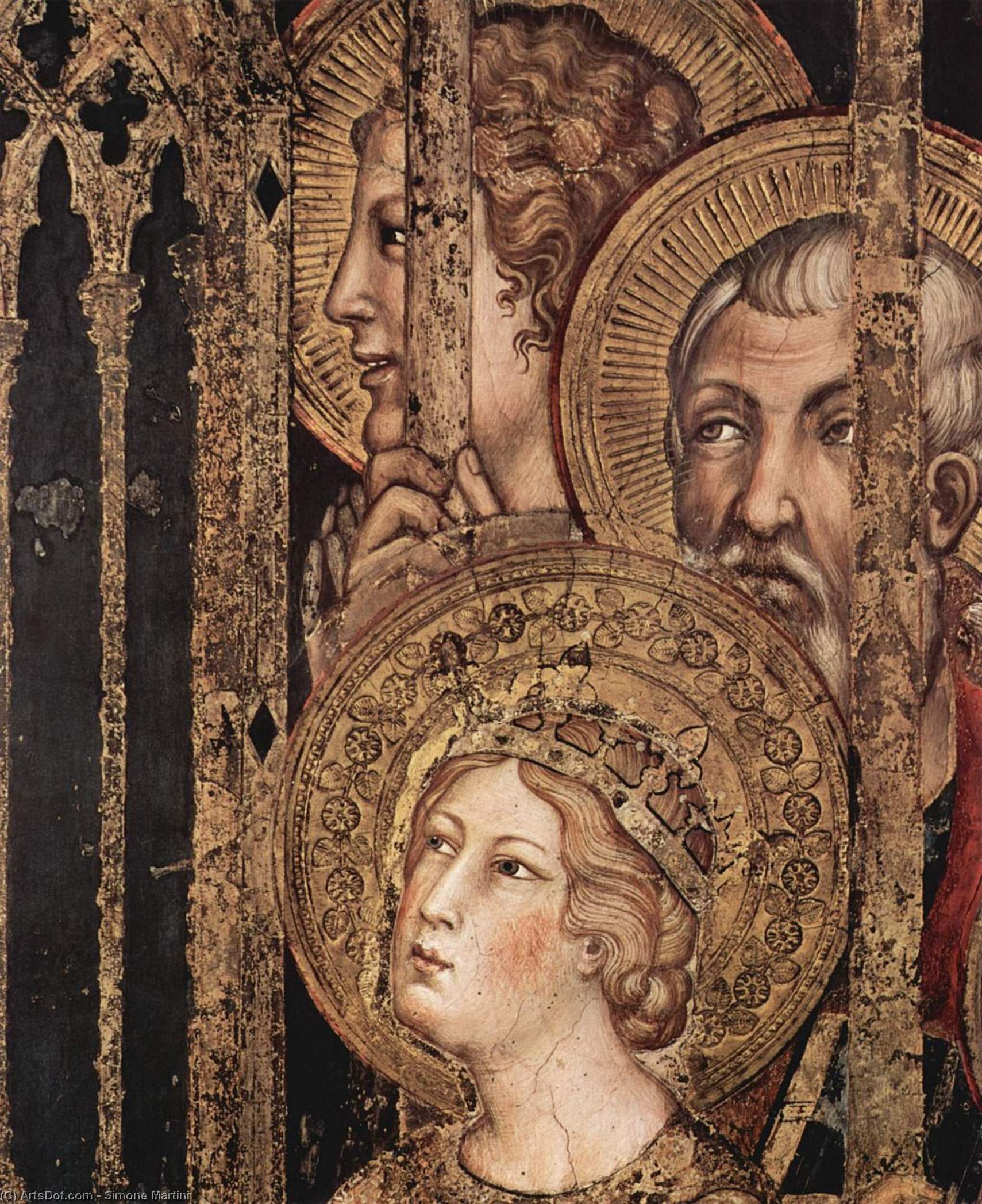 Simone Martini - Maestà (detail)