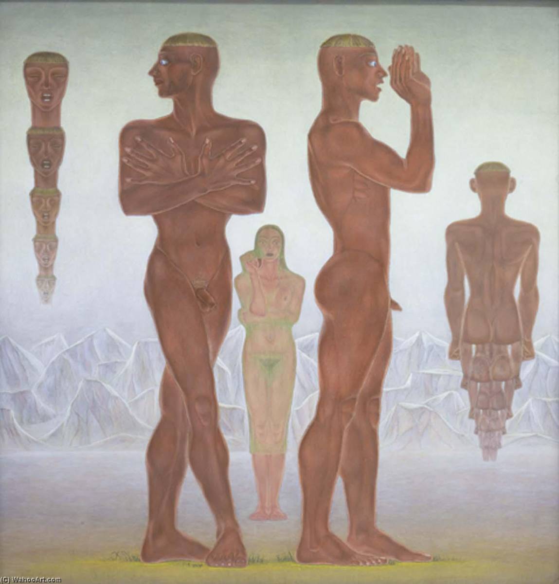 Få en giclée av Learning - Jared French