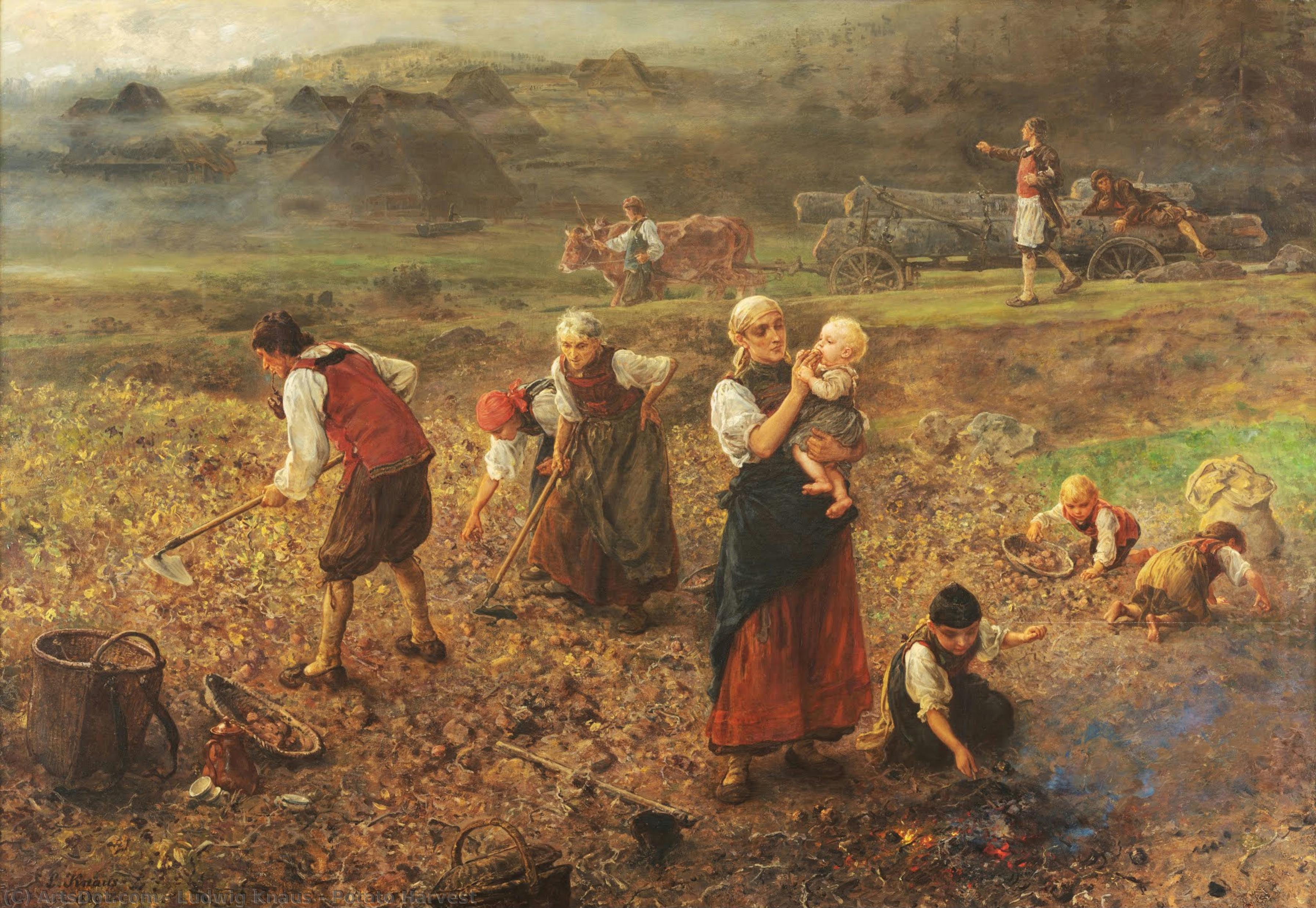 ludwig knaus - Potato Harvest