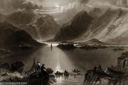 Killary Harbour — William Henry Bartlett
