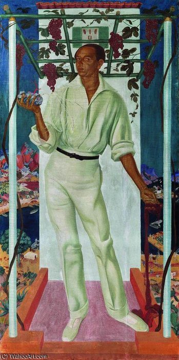Portrait Of Mexican Painter Roberto Montenegro — Alexander Evgenievich Yakovlev
