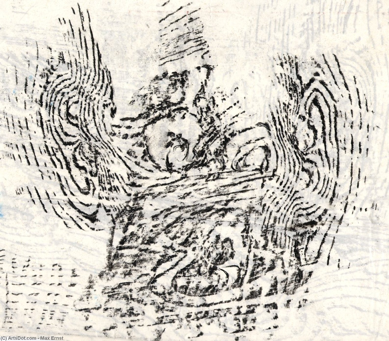 Composition À L'oiseau — Max Ernst