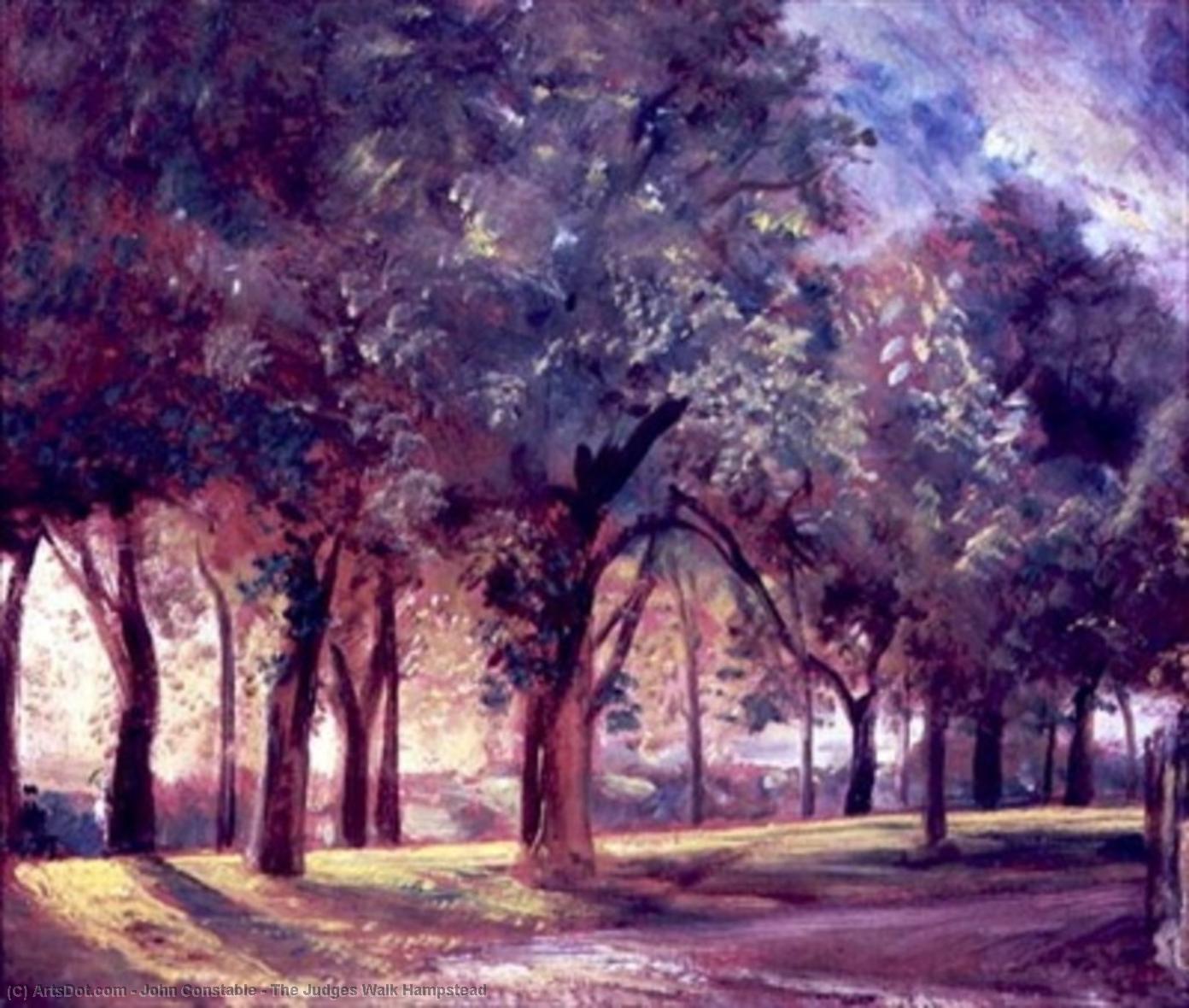 Der Pfad Der Richter, Hampstead — John Constable