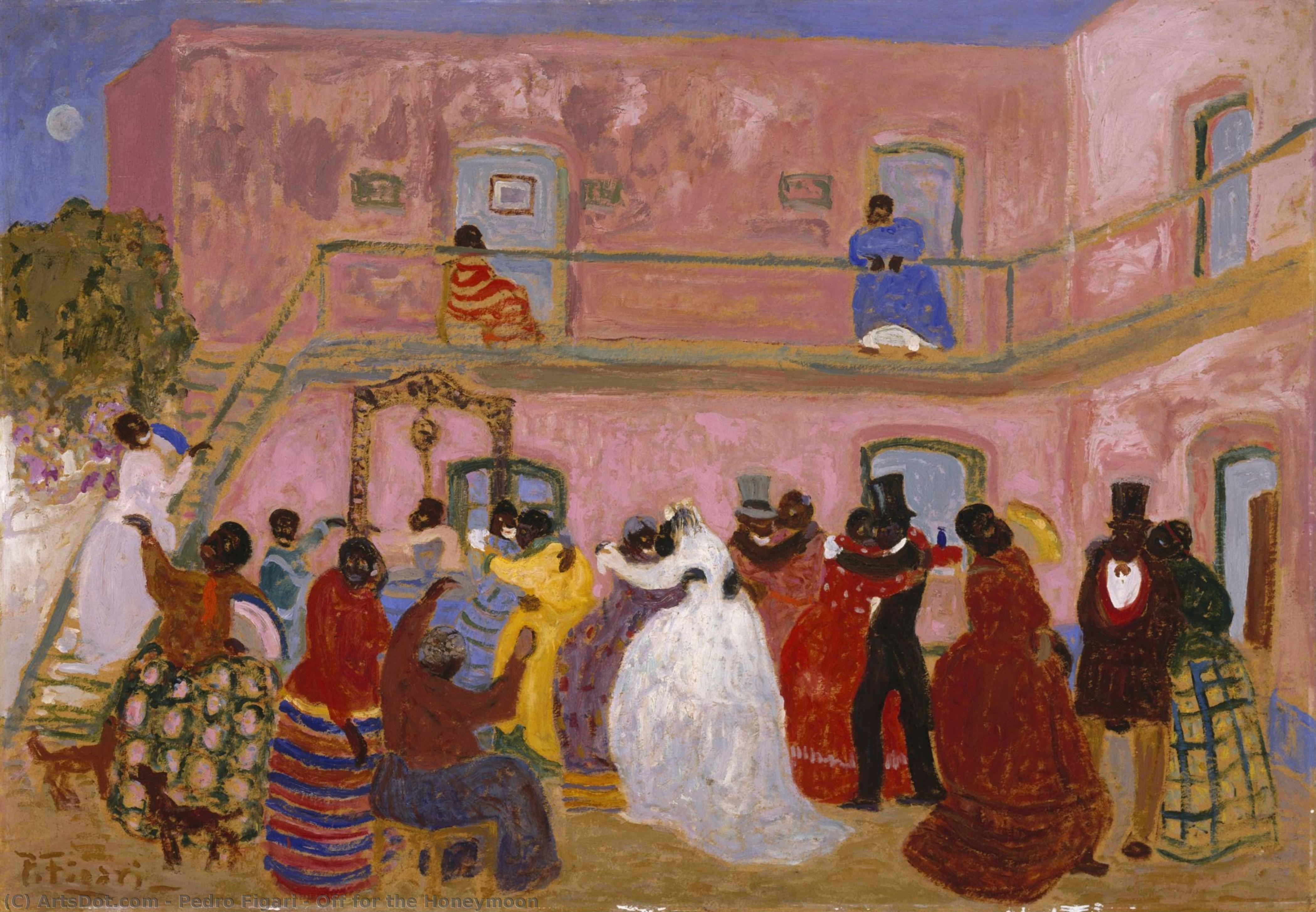 Pedro Figari - Off for the Honeymoon