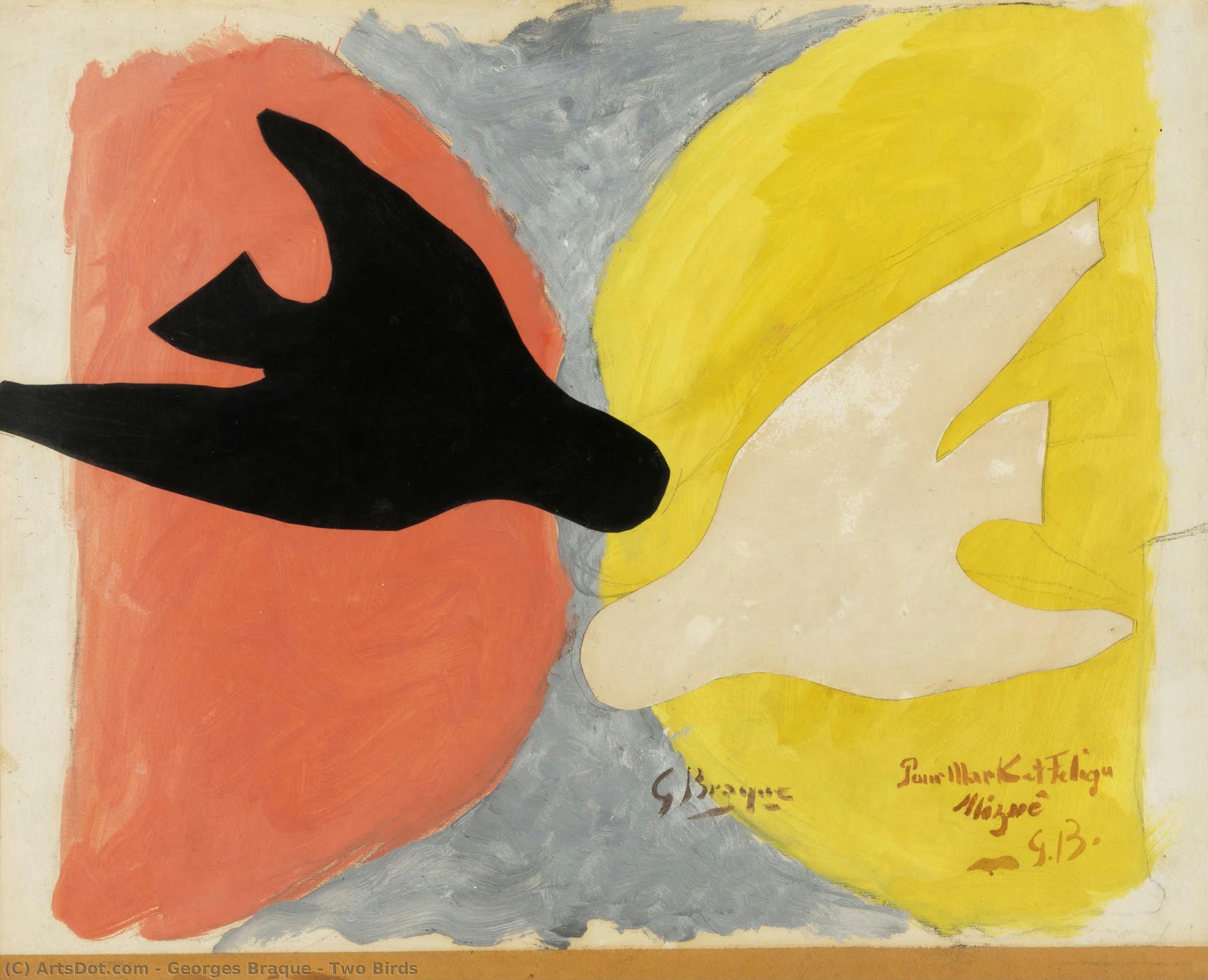Georges Braque - Due Uccelli
