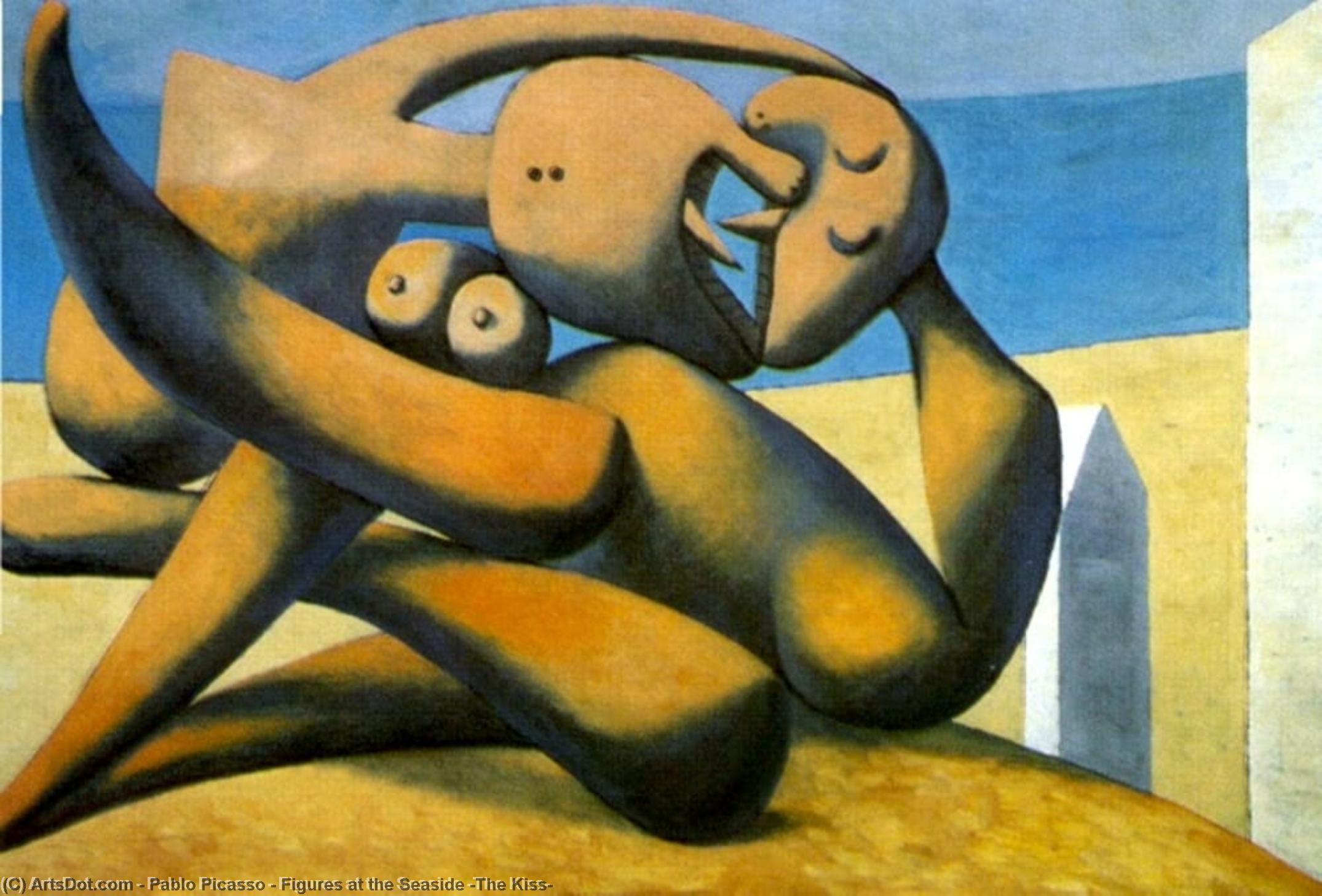 Pablo Picasso - Figures à la mer (Le Baiser)