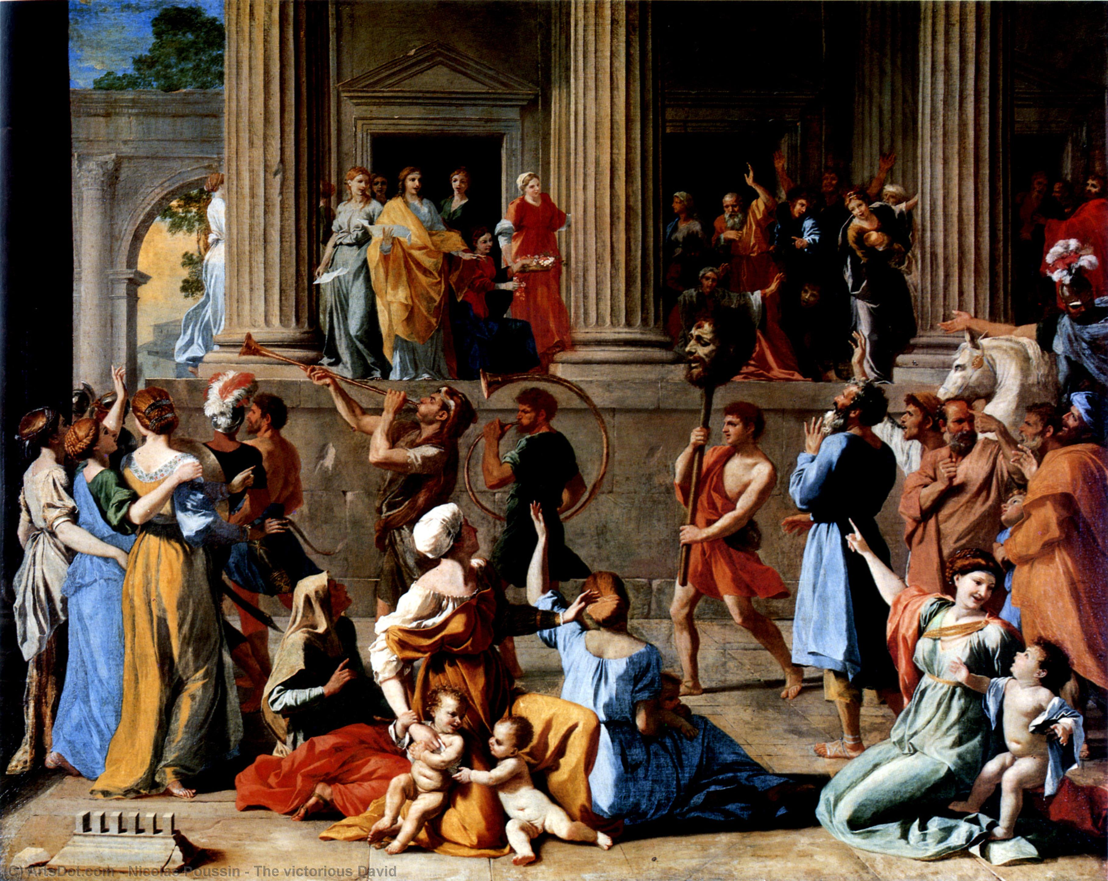 Nikolás Poussin - Víťazný David