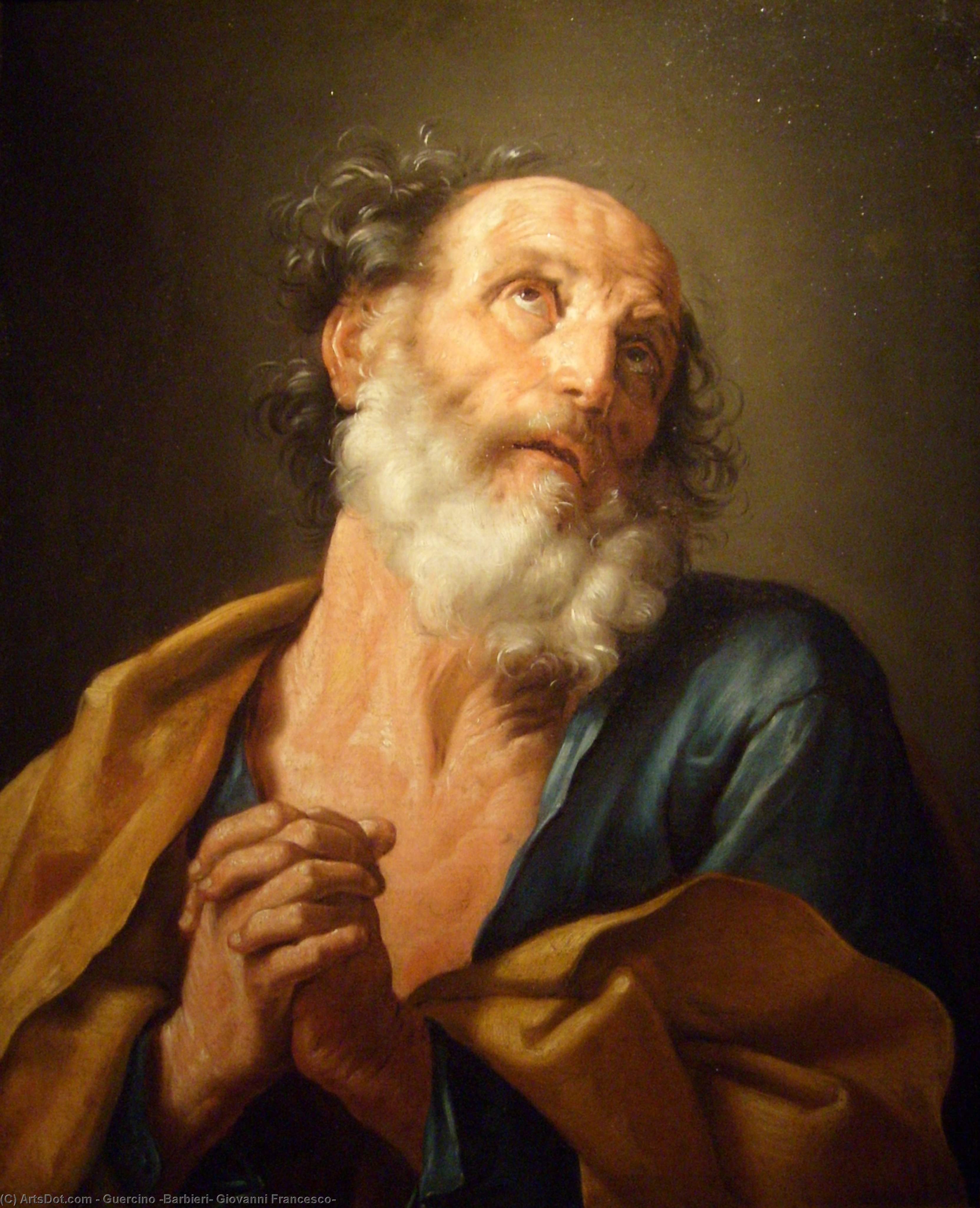 Guercino - Saint Pierre pleurant sa faute