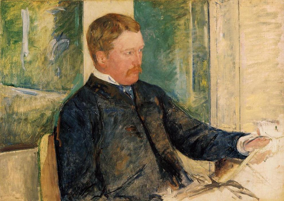 Portrait D'alexander J. Cassatt — Mary Stevenson Cassatt