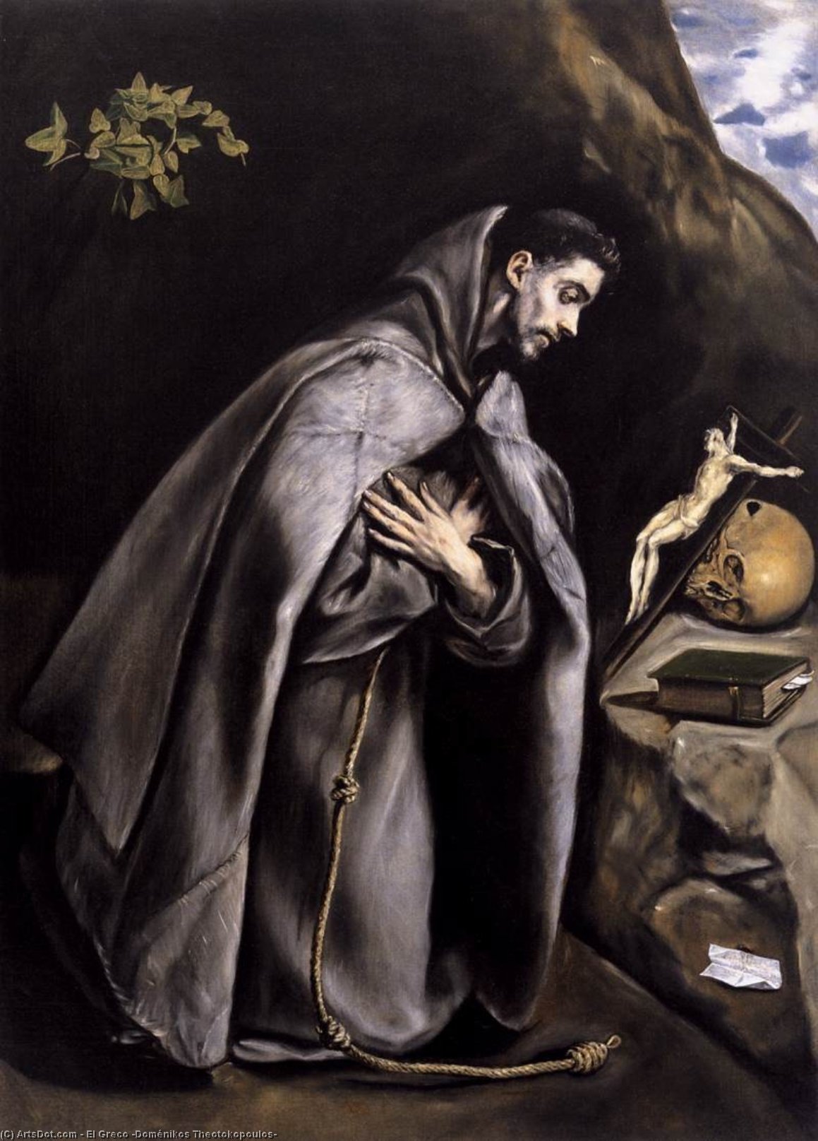 St. Francis Meditating — El Greco