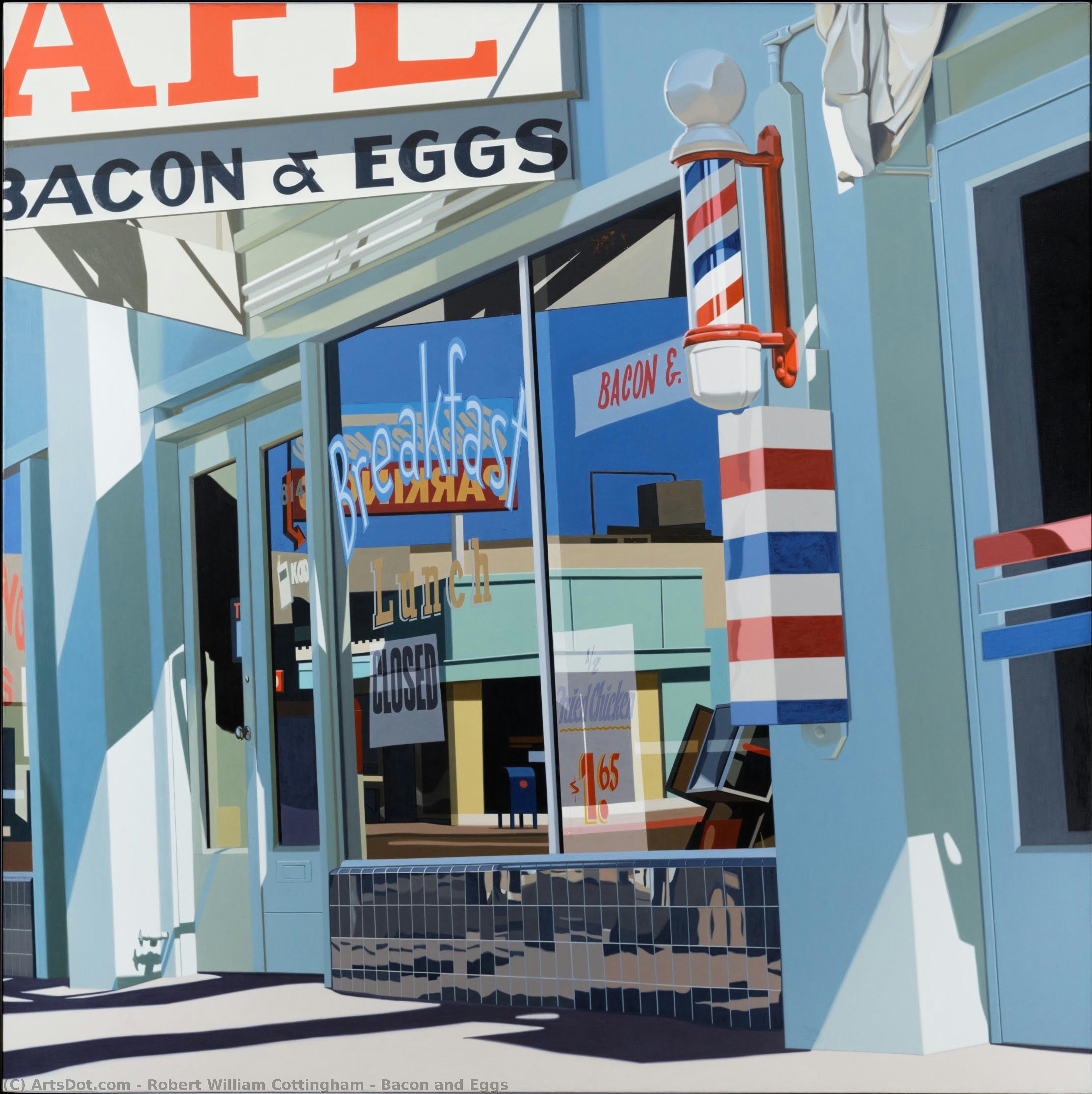 robert william cottingham, Bacon and Eggs