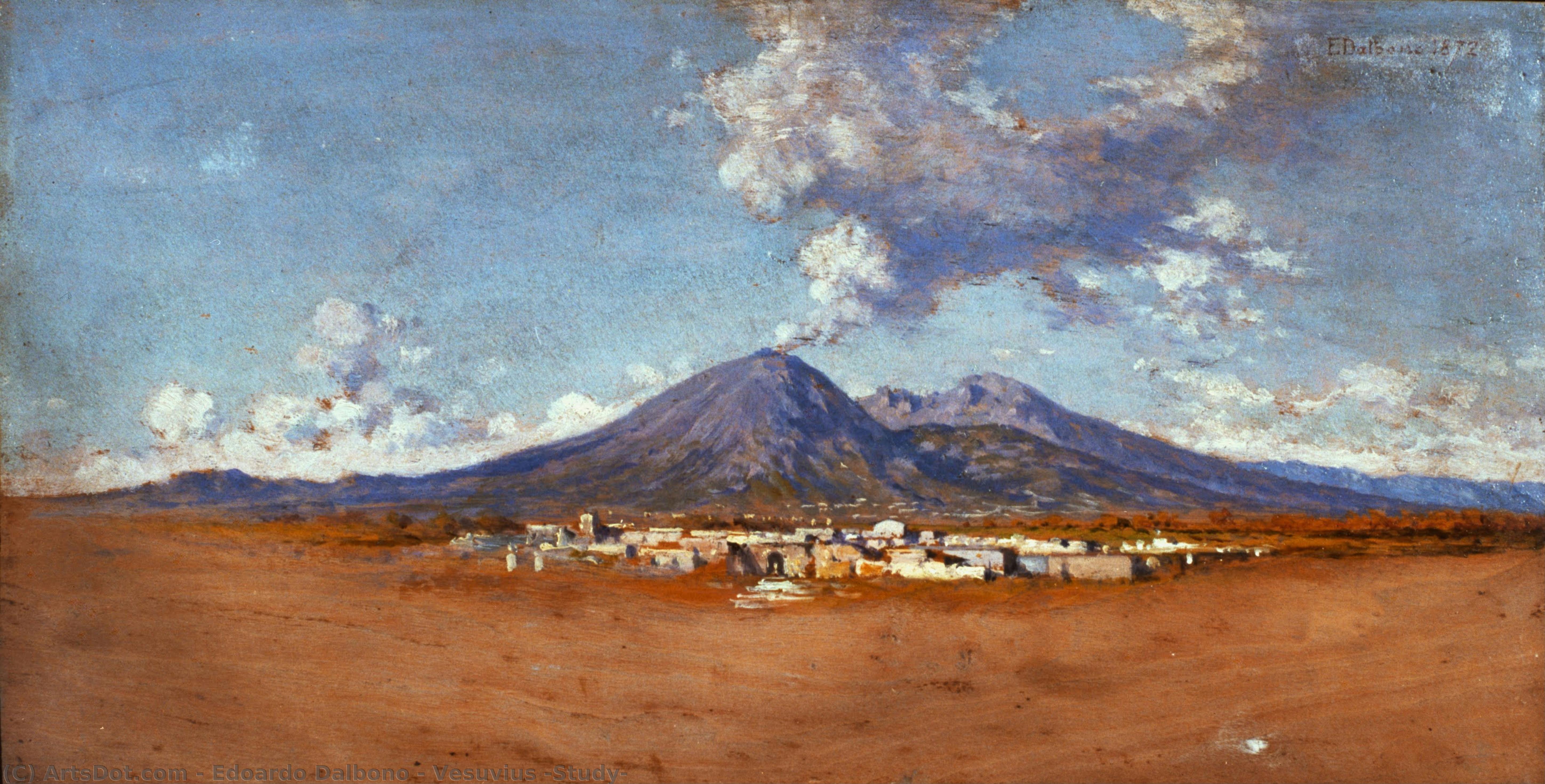 Vesuvius (study) — Edoardo Dalbono