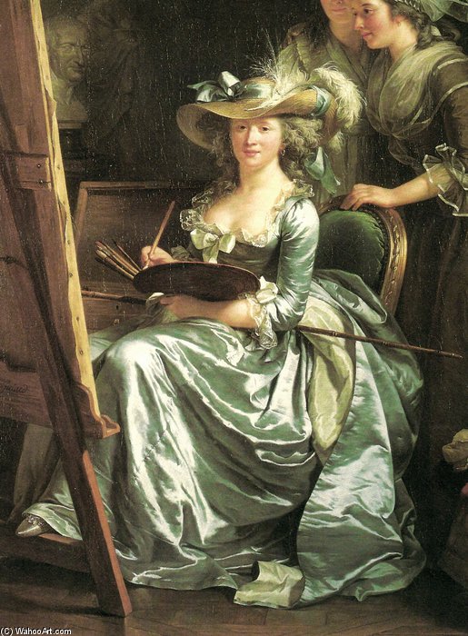 Self-portrait — Adélaide Labille Guiard