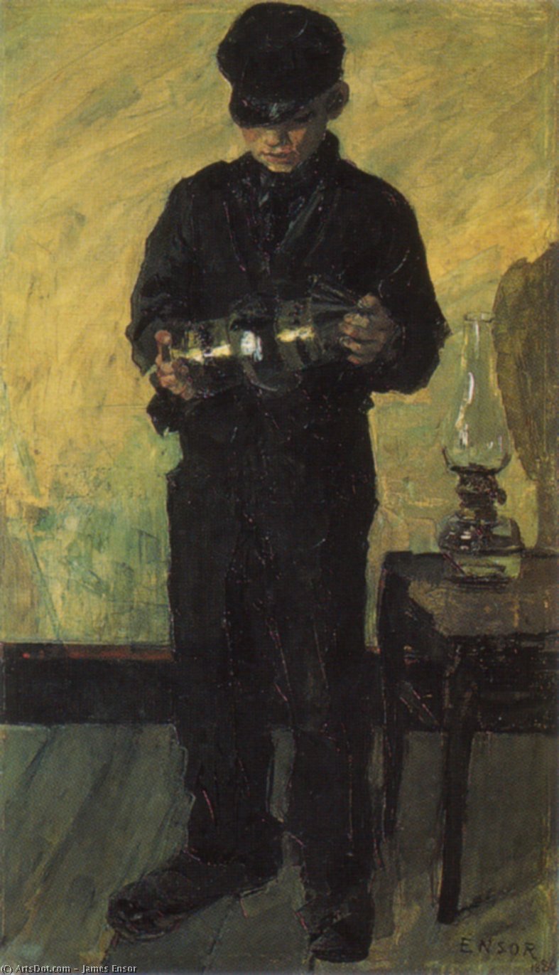 El Chico De La Linterna — James Ensor
