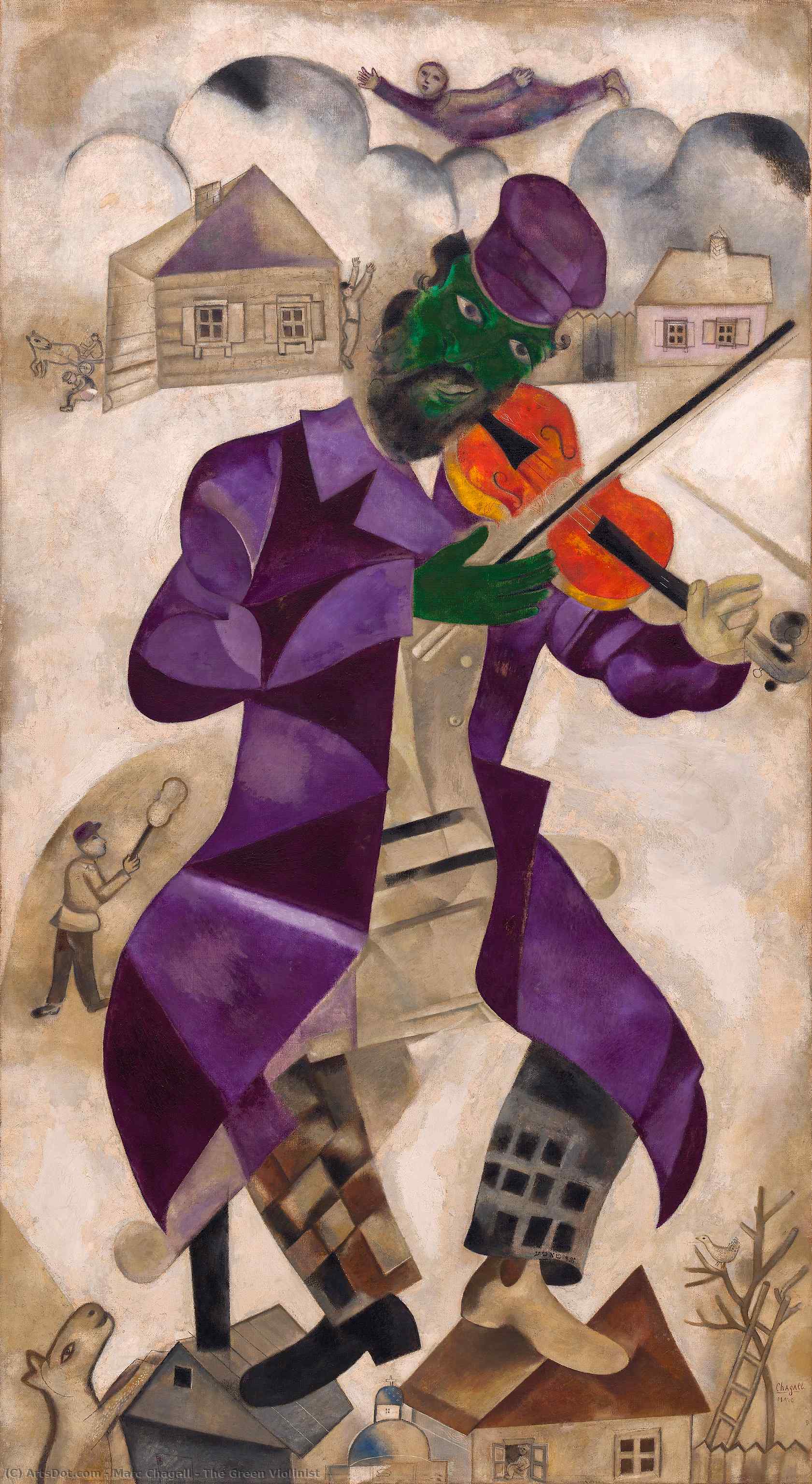 Markas Šagalas - Žalias violinistas