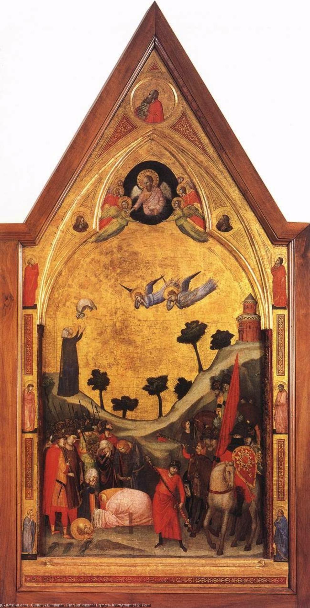Il Triptych Stefaneschi: Martirio Di San Paolo — Giotto Di Bondone