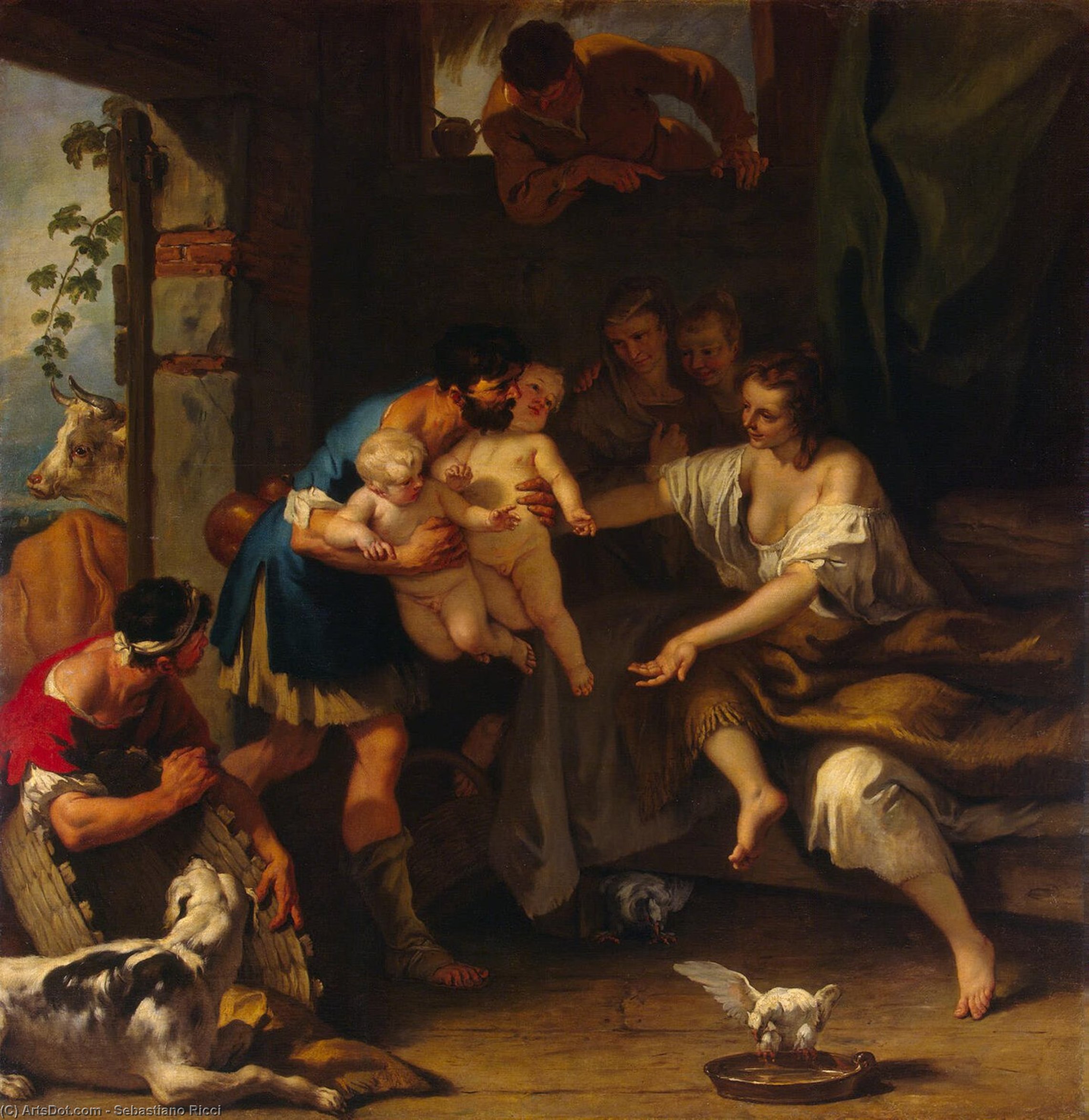 La Infancia De Rómulo Y Remo — Sebastiano Ricci