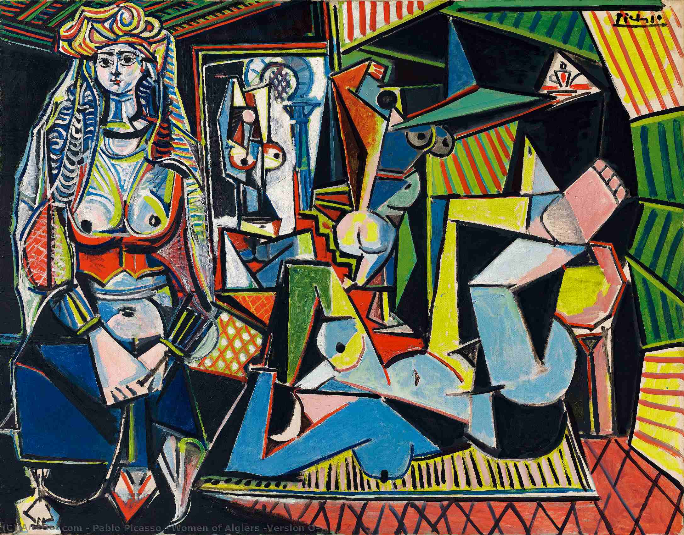 Pablo Picasso - Frauen von Algier (Version O)