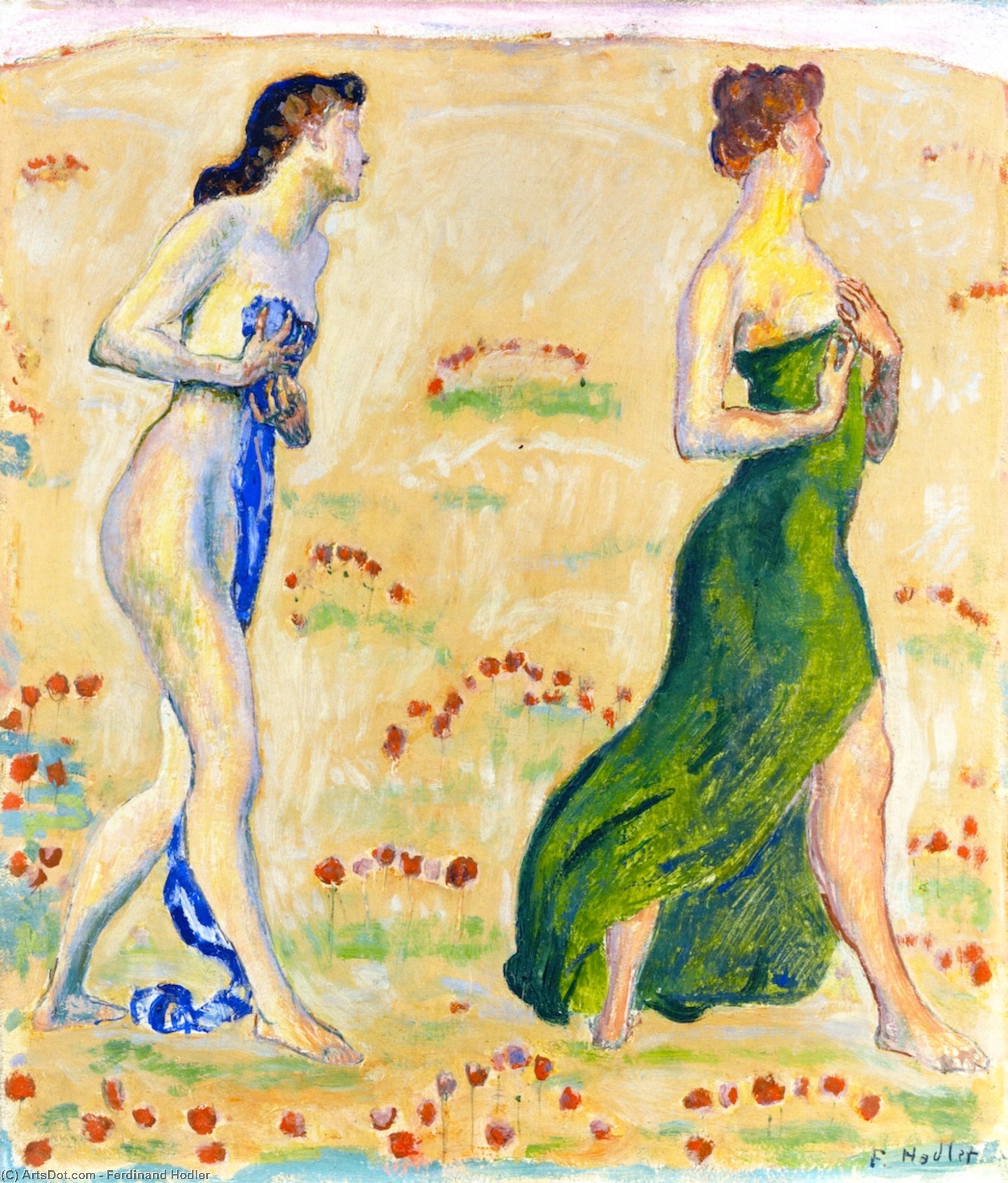 Emotion (study) — Ferdinand Hodler