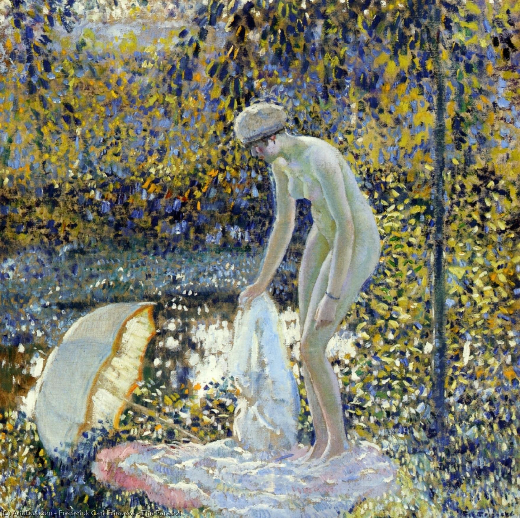 Parasollen — Frederick Carl Frieseke