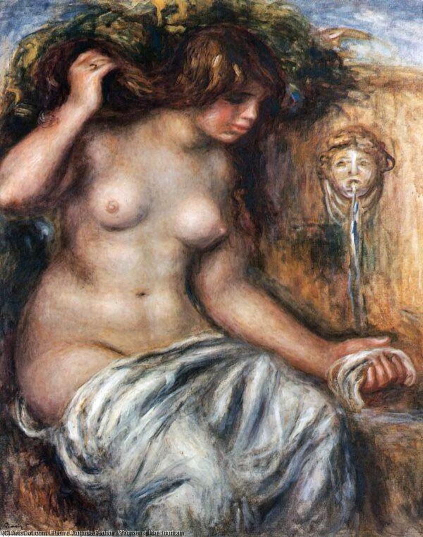 Femme À La Fontaine — Pierre-auguste Renoir
