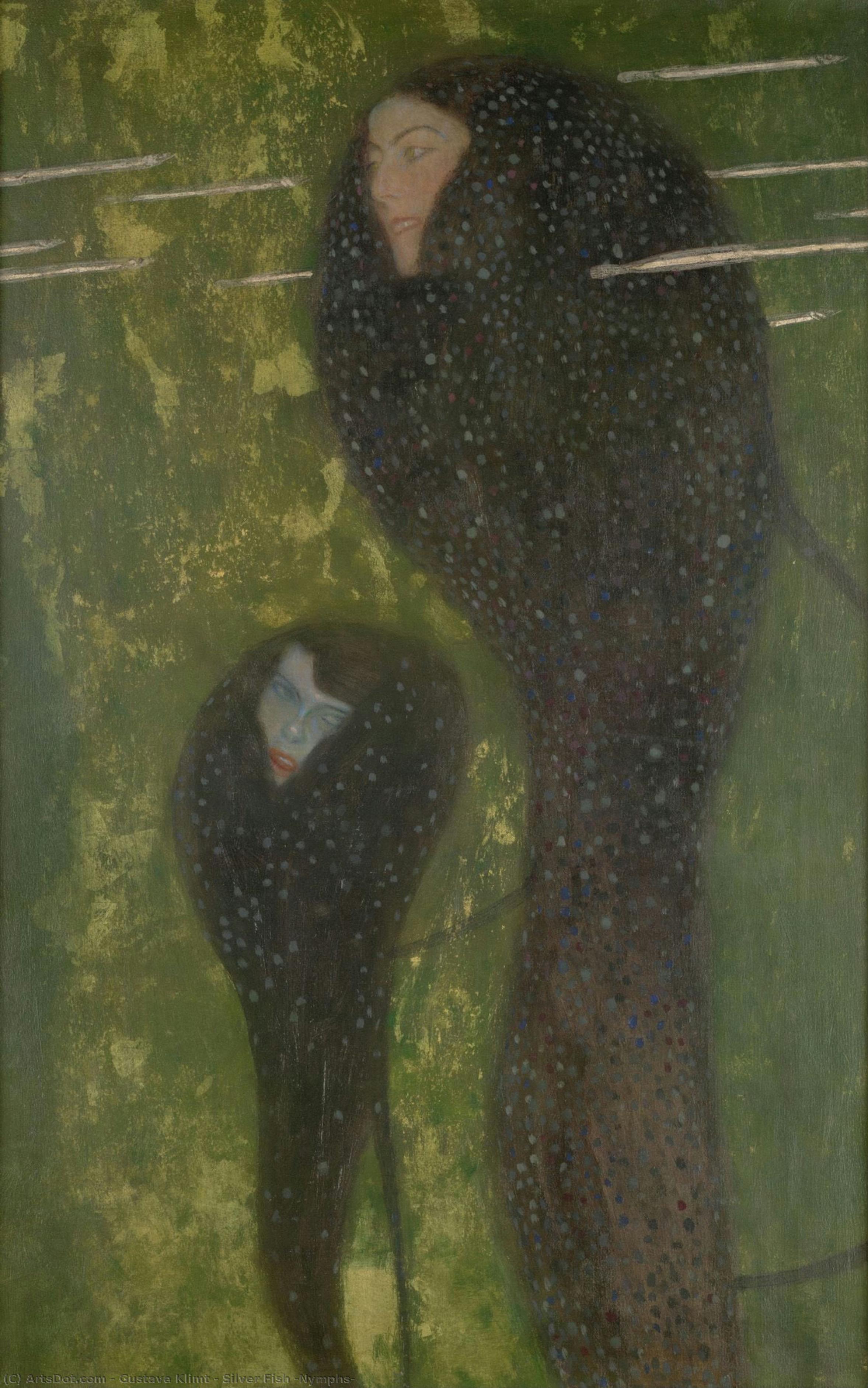 Gustav Klimt - Silver Fish (Nymphs)