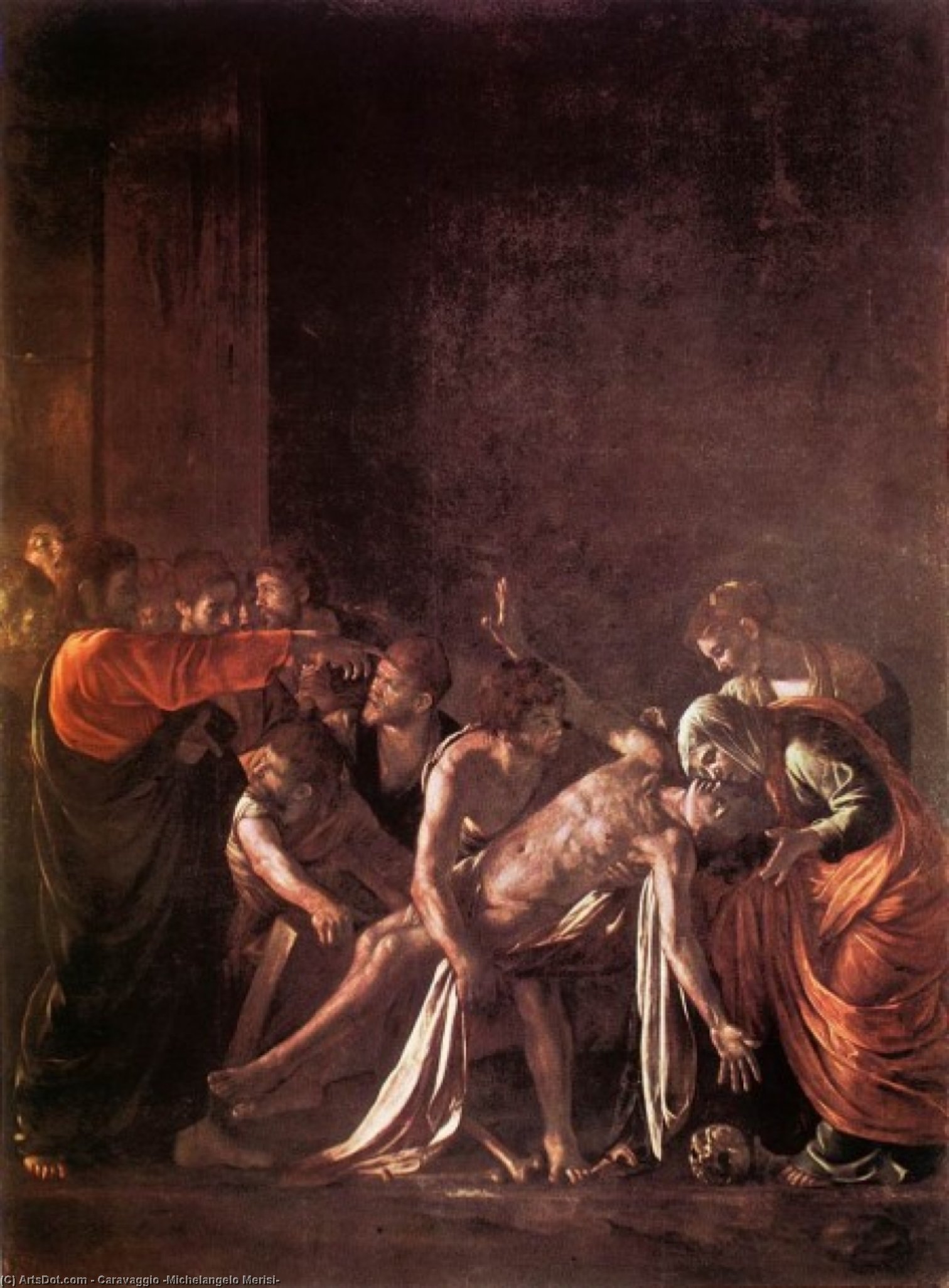 Il Risveglio Di Lazzaro — Caravaggio