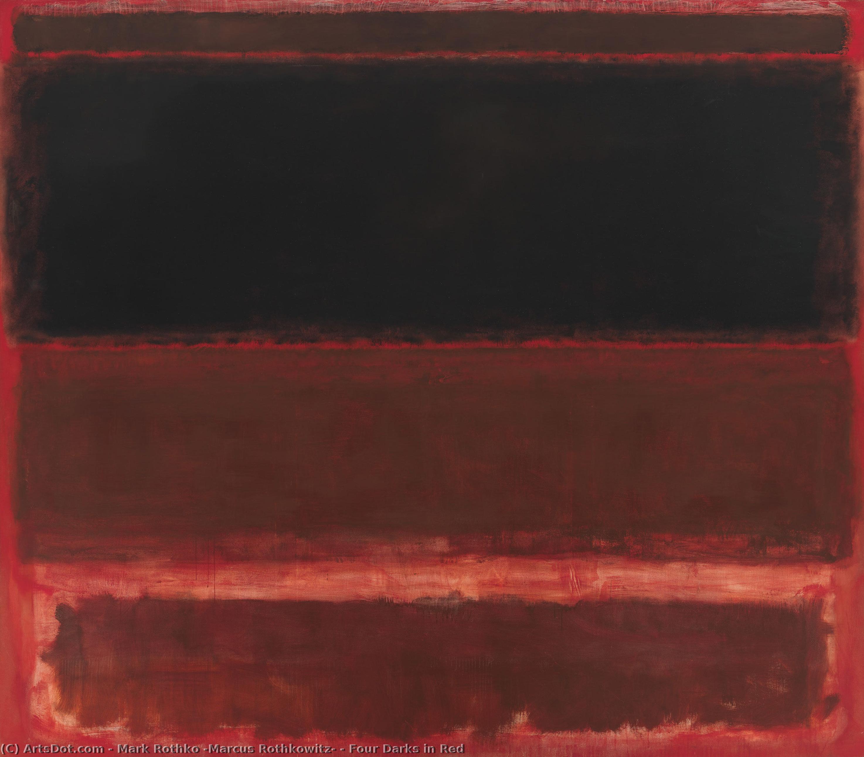 Vier Dunkle Rot — Mark Rothko