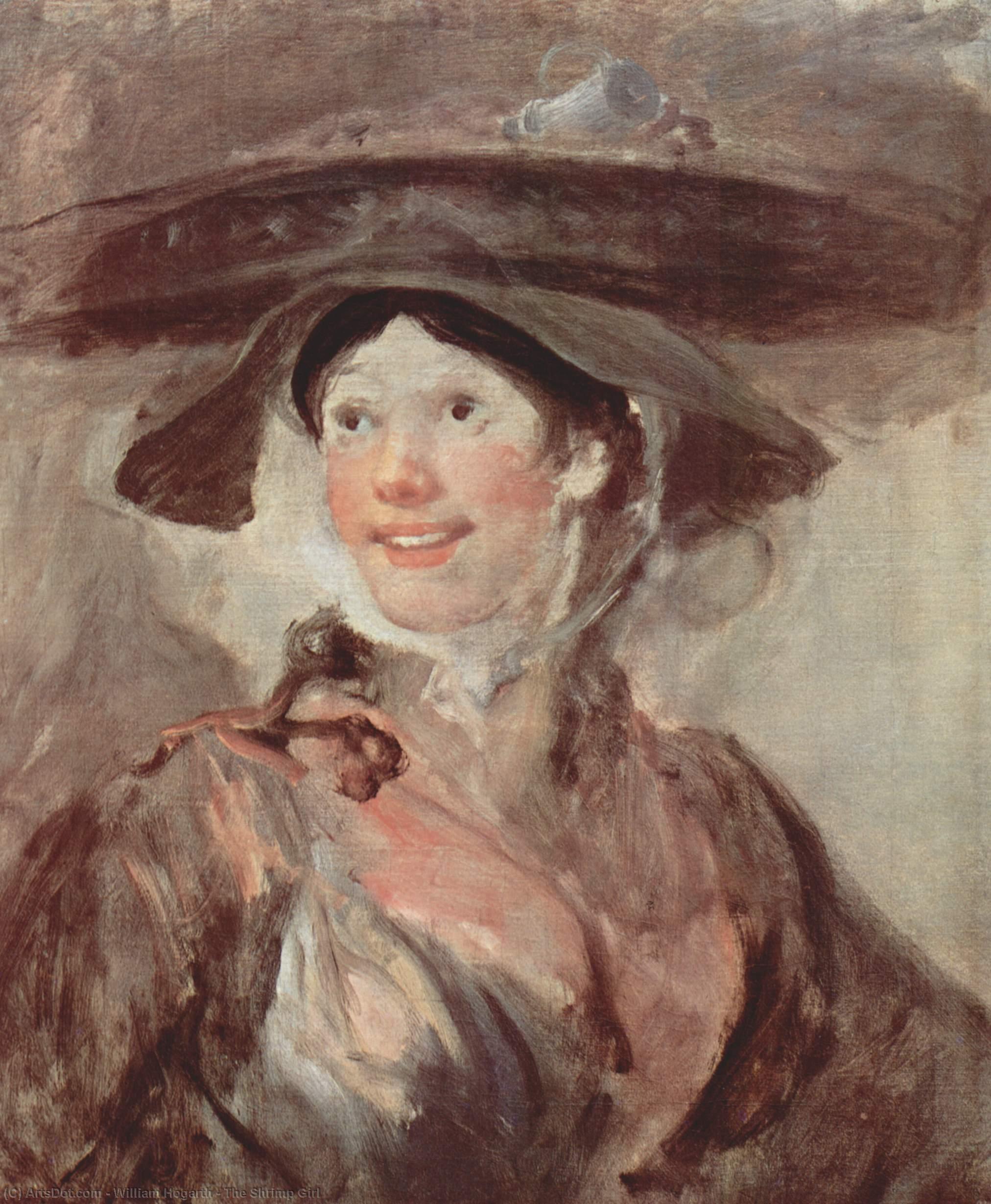 William Hogarth - La Ragazza dei Gamberetti