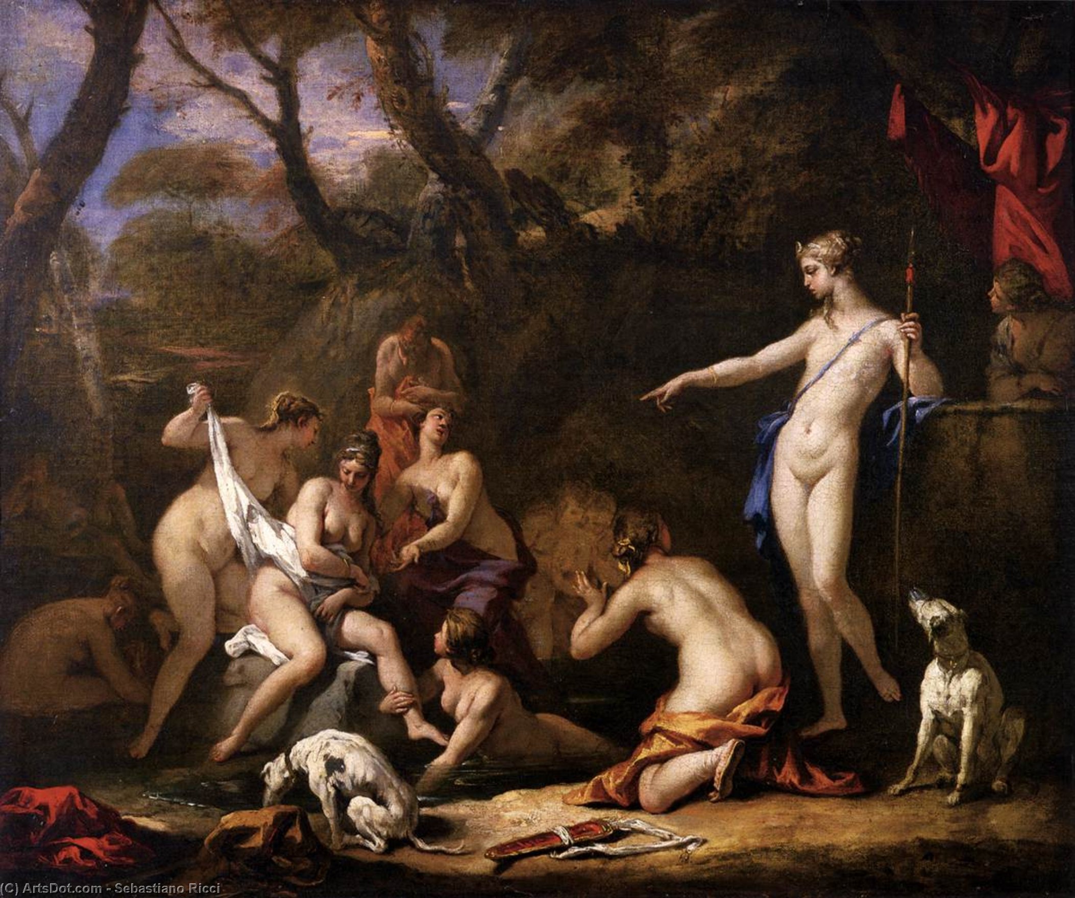 Diana Y Callisto — Sebastiano Ricci