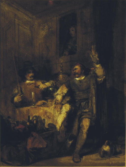 A Festive Repast — George Cattermole