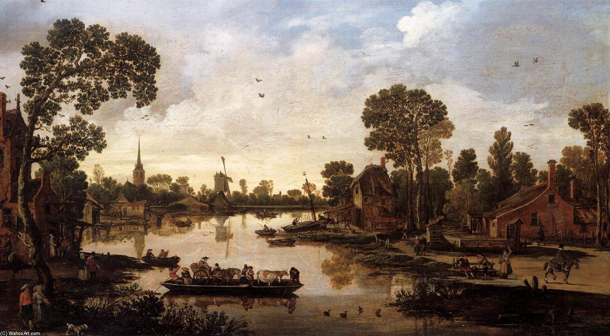 Esaias van de Velde - Ferry Boat