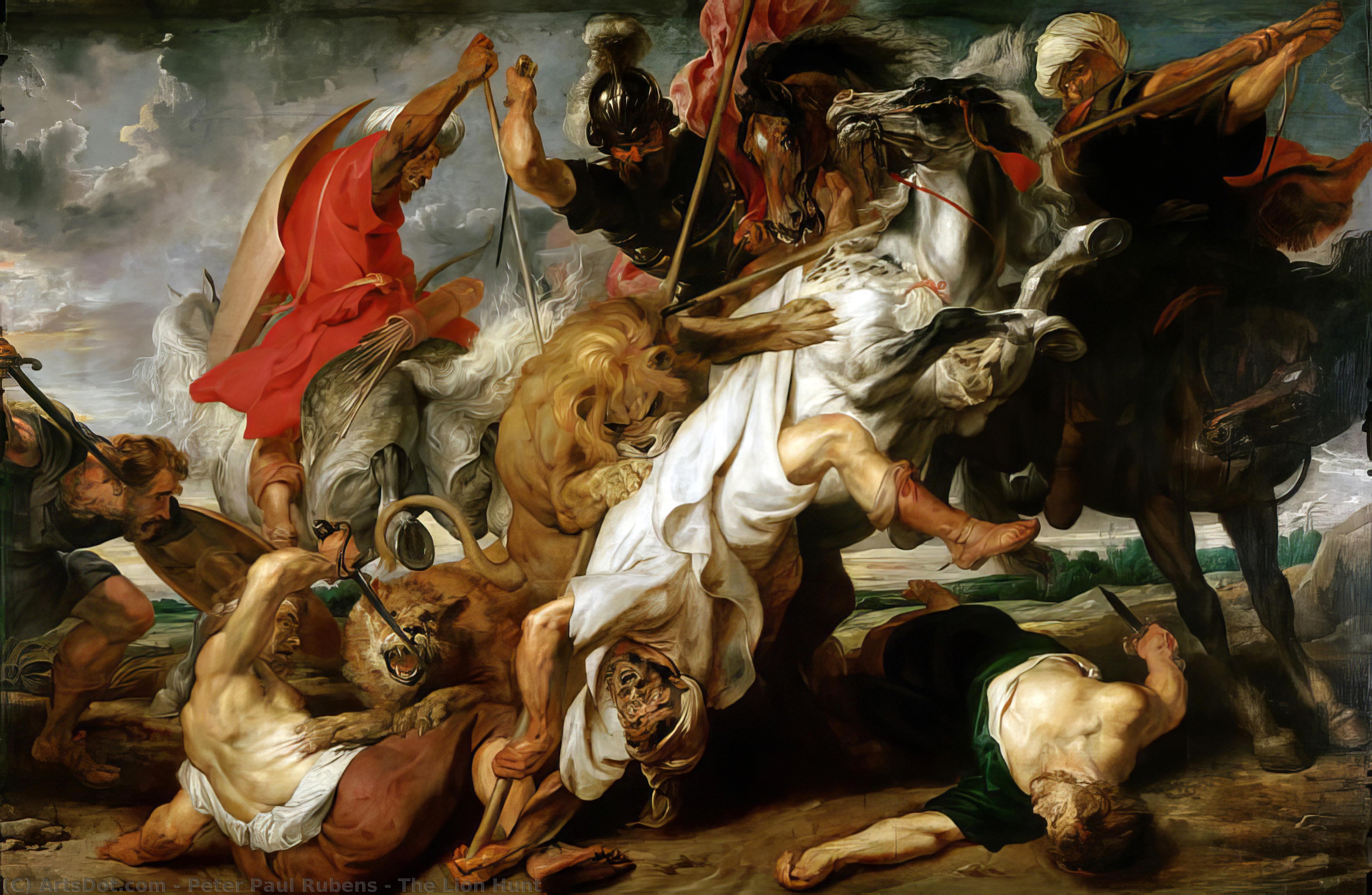 Peter Paul Rubens - La Caccia al Leone