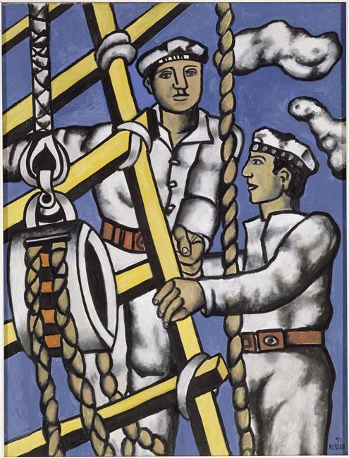 Fernand Léger - Komposisjon med to sjømenn