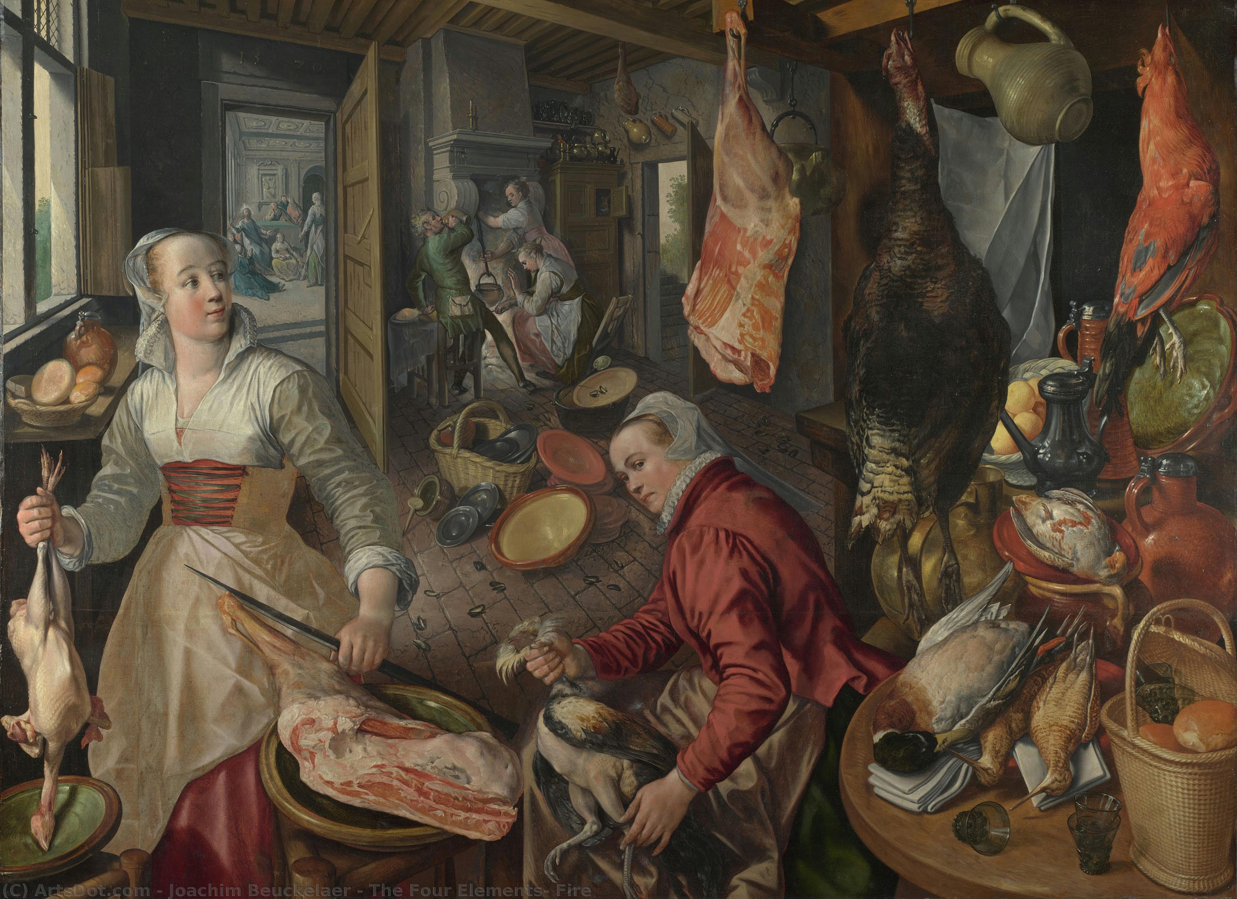 The Four Elements: Fire — Joachim Beuckelaer
