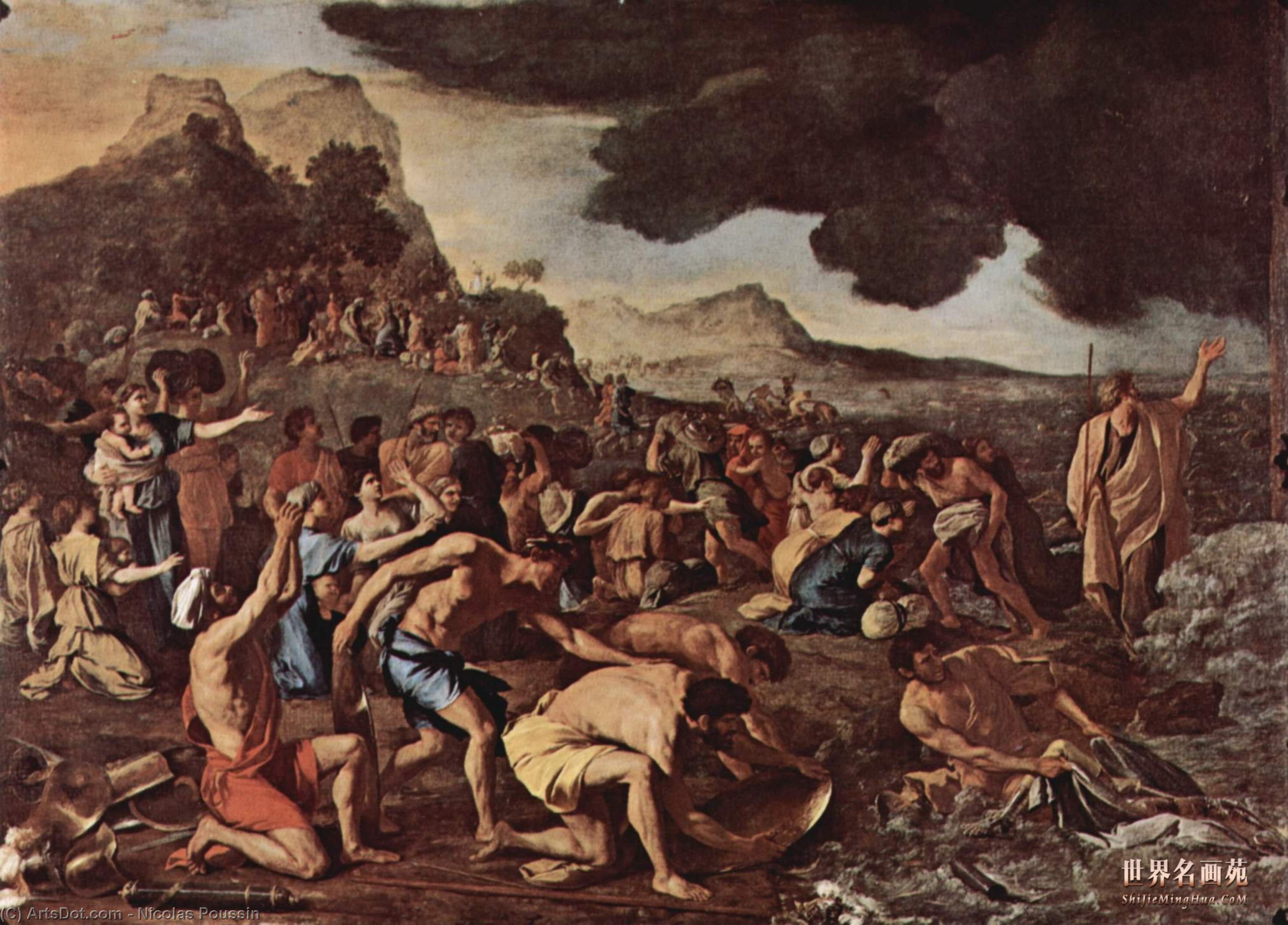 Ødevandringen — Nicolas Poussin