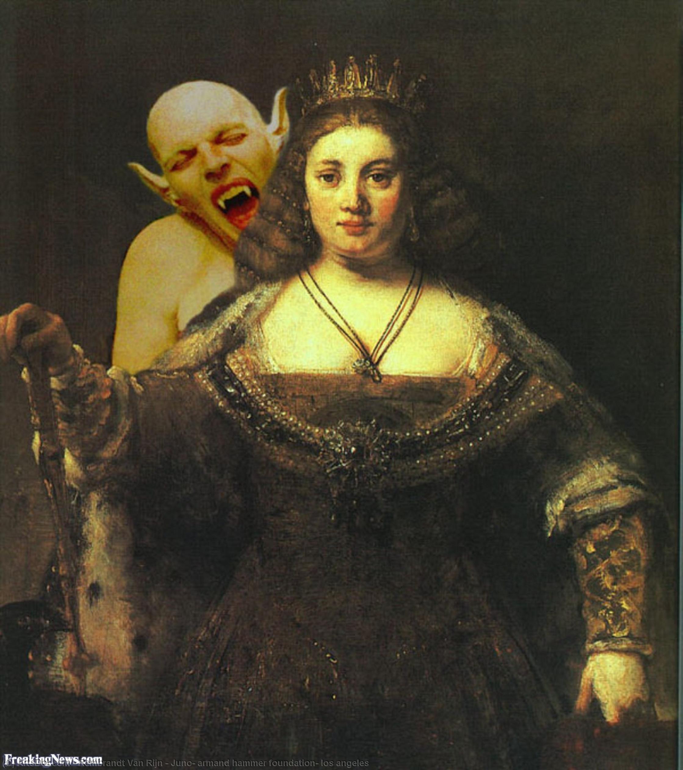 Junona, Fondácii Armand Hammer, Los Angeles — Rembrandt Van Rijn